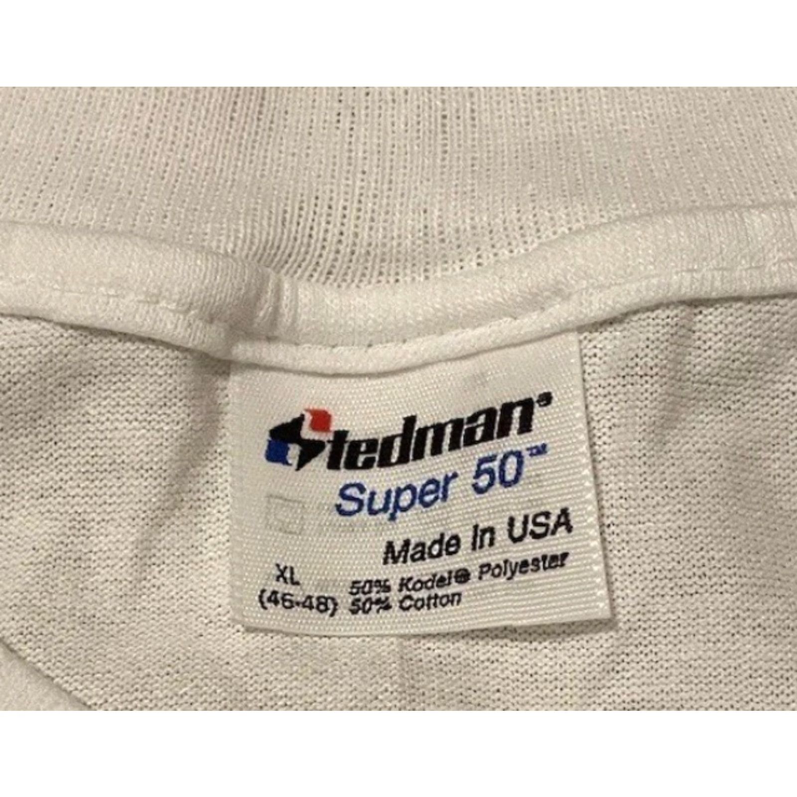 Vintage VINTAGE California Anti Smoking Shirt XL White 90s Grunge Tobacco Humor 80s USA Mens T-Shirt Size US XL / EU 56 / 4 - 5 Thumbnail