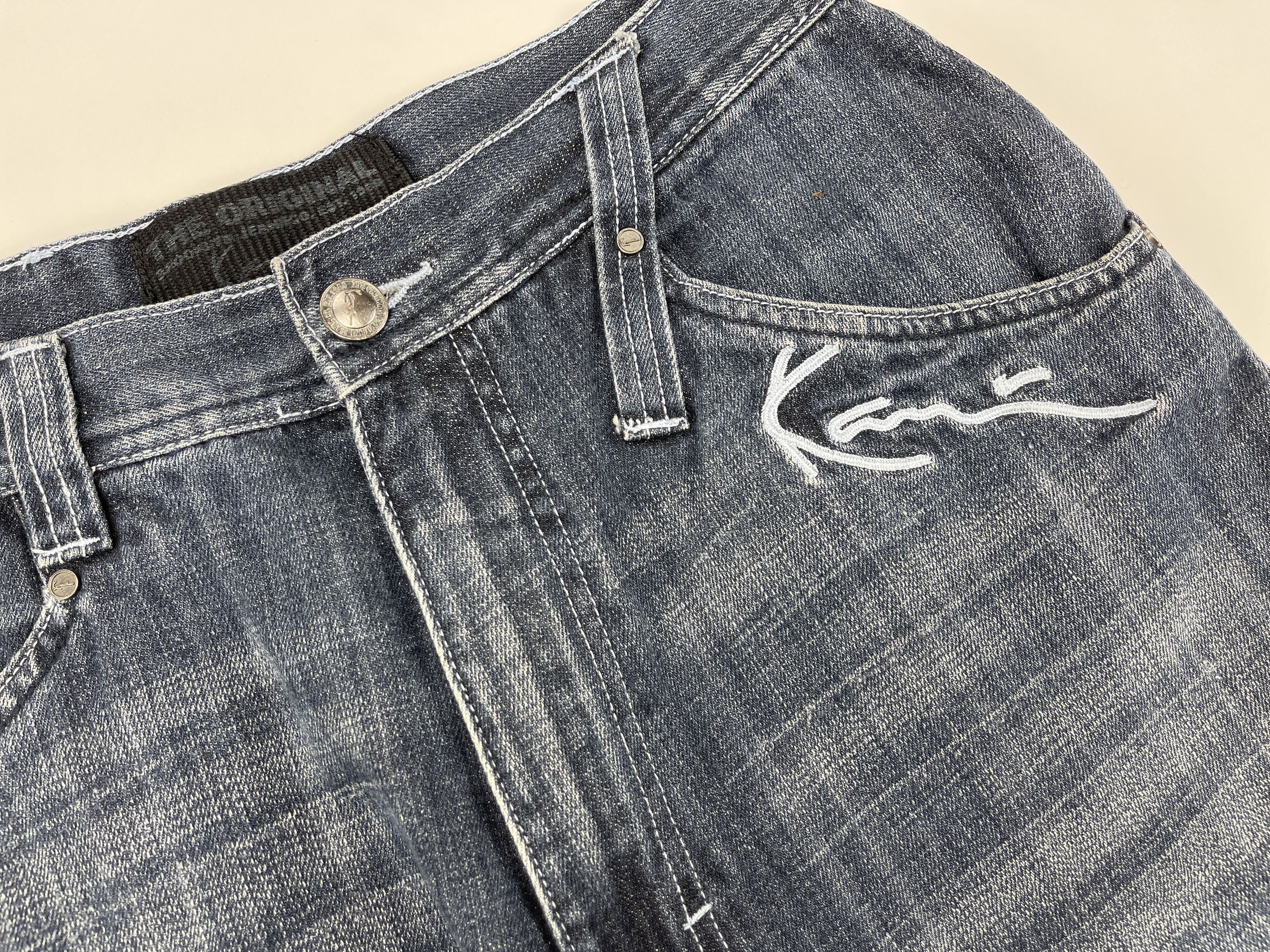 Karl Kani KARL KANI shorts, vintage hip hop baggy jeans, 90s size W 30 Size US 30 / EU 46 - 11 Thumbnail