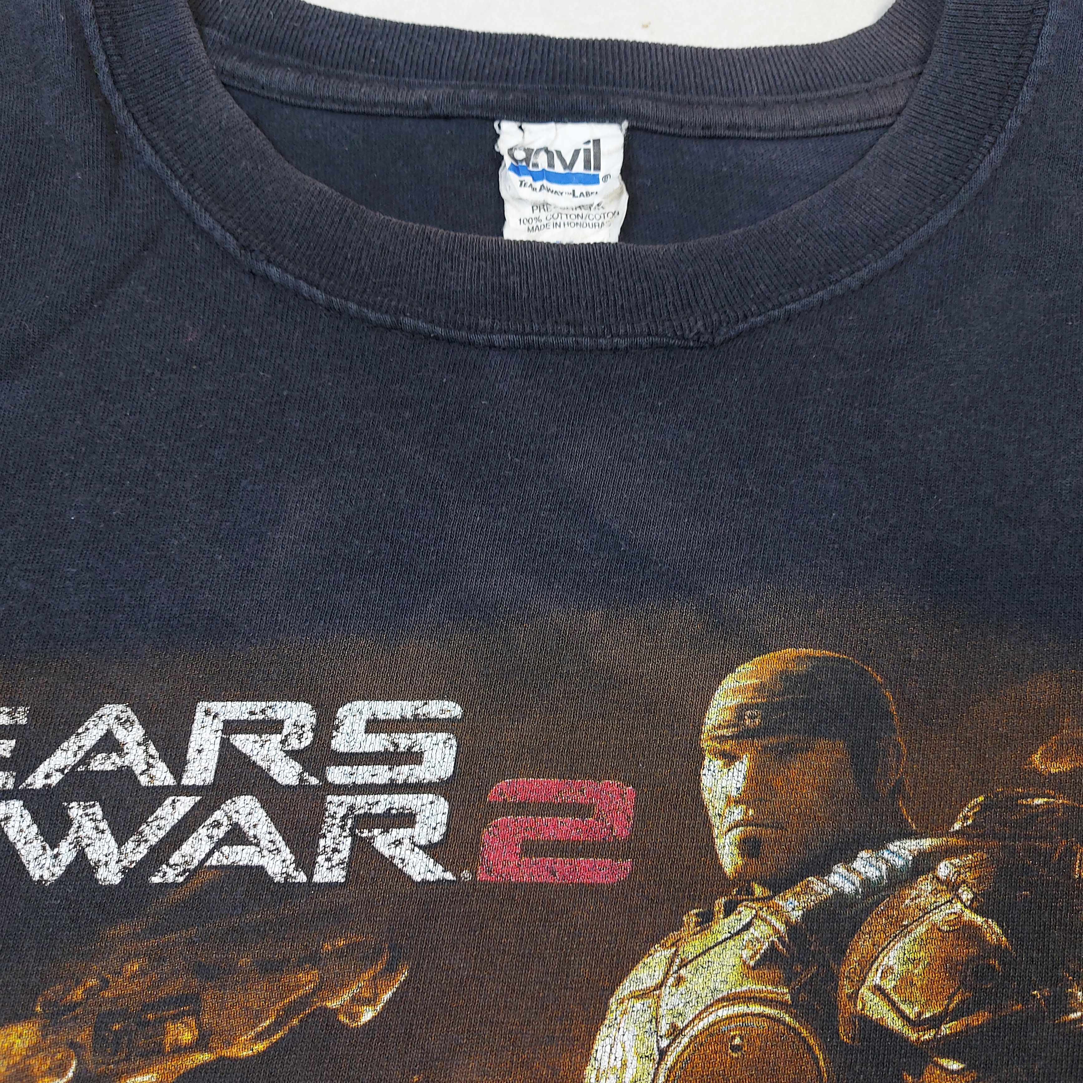 Microsoft Vintage 2008 Gears Of War 2 Marcus Fenix Xbox 360 TEE Size US L / EU 52-54 / 3 - 14 Thumbnail