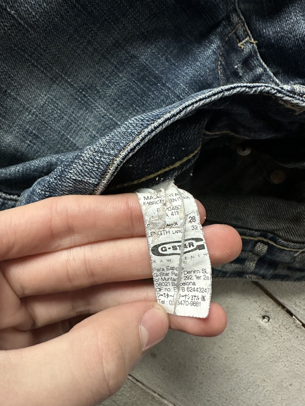 G-Star VNTG🚨G STAR RAW Jeans Washed Distressed Denim y2k Size 30" / US 8 / IT 44 - 7 Thumbnail