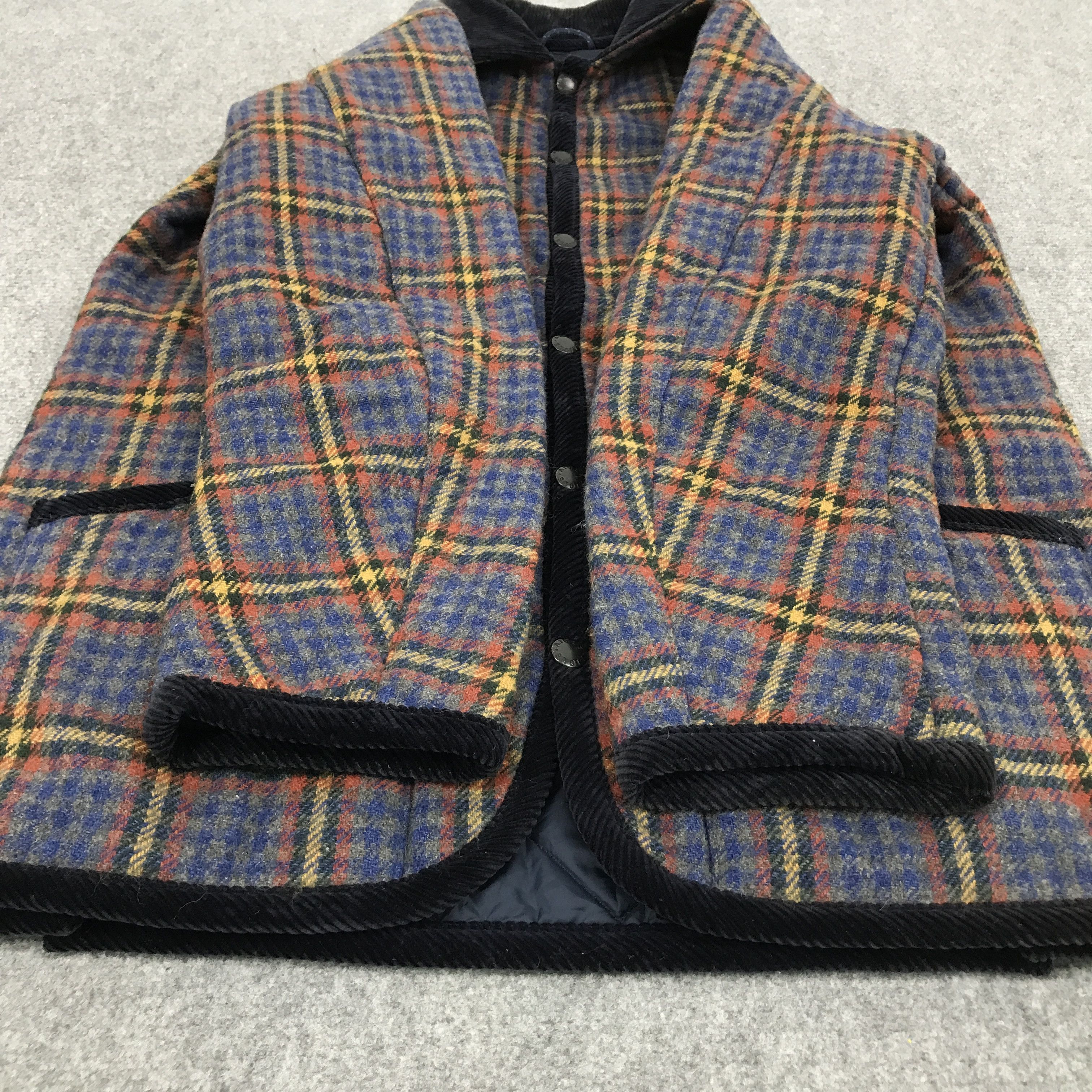Aigle × Japanese Brand JAPAN AIGLE FLANNEL WOOL SNAP BUTTON JACKET Size US S / EU 44-46 / 1 - 3 Thumbnail