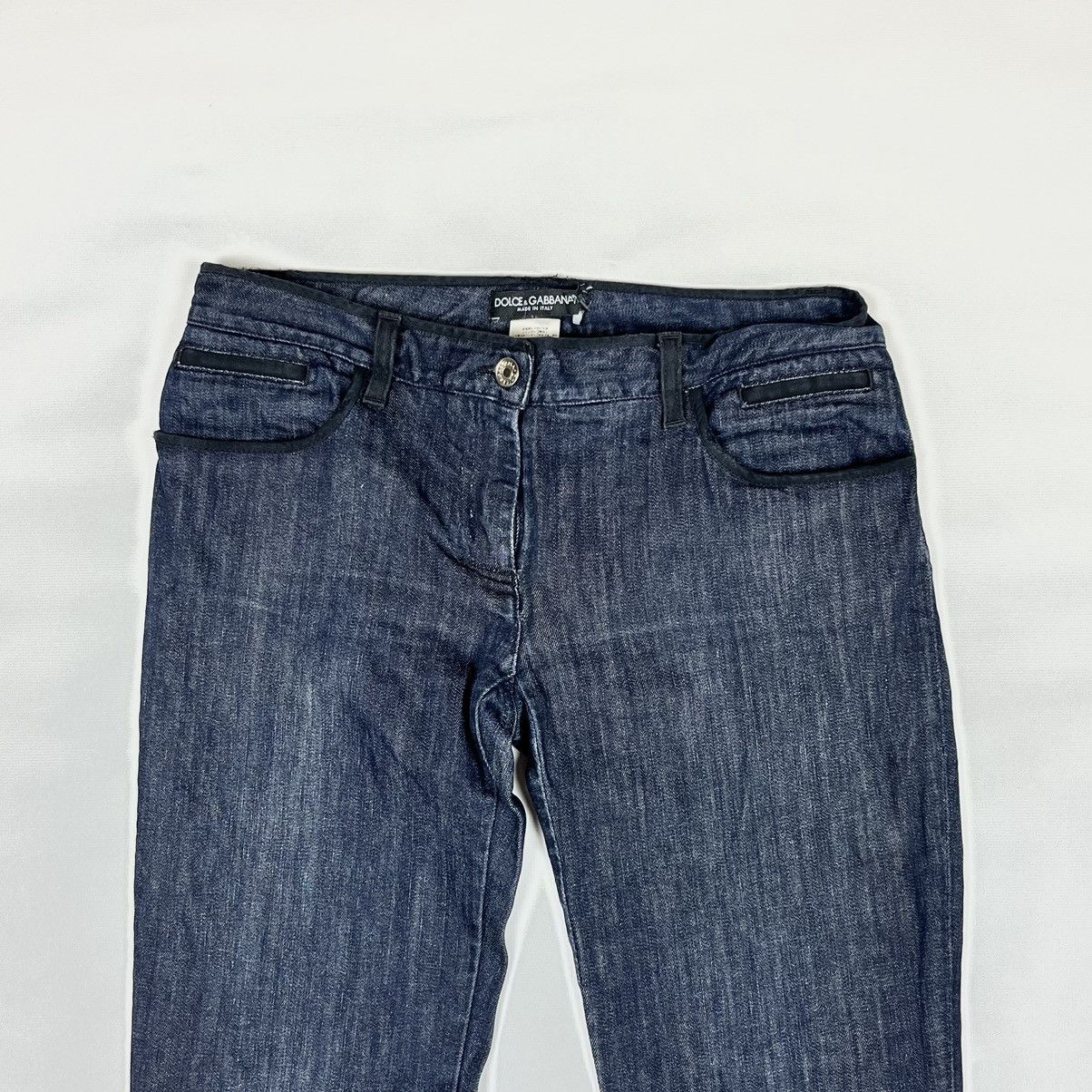 Dolce & Gabbana × Vintage Vintage women Dolce & Gabbana D&G low rise flare jeans pants Size 30" / US 8 / IT 44 - 3 Thumbnail