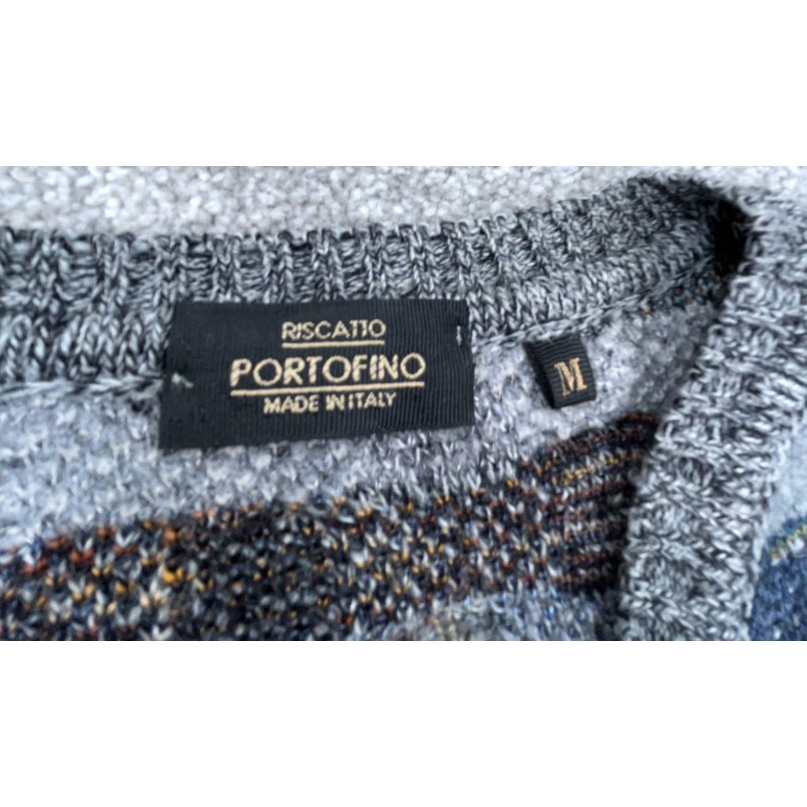 Vintage VINTAGE Grandpa Sweater Men Medium Gray Textured 3D Knit Multi Cosby Wool Sweater Size US M / EU 48-50 / 2 - 4 Thumbnail