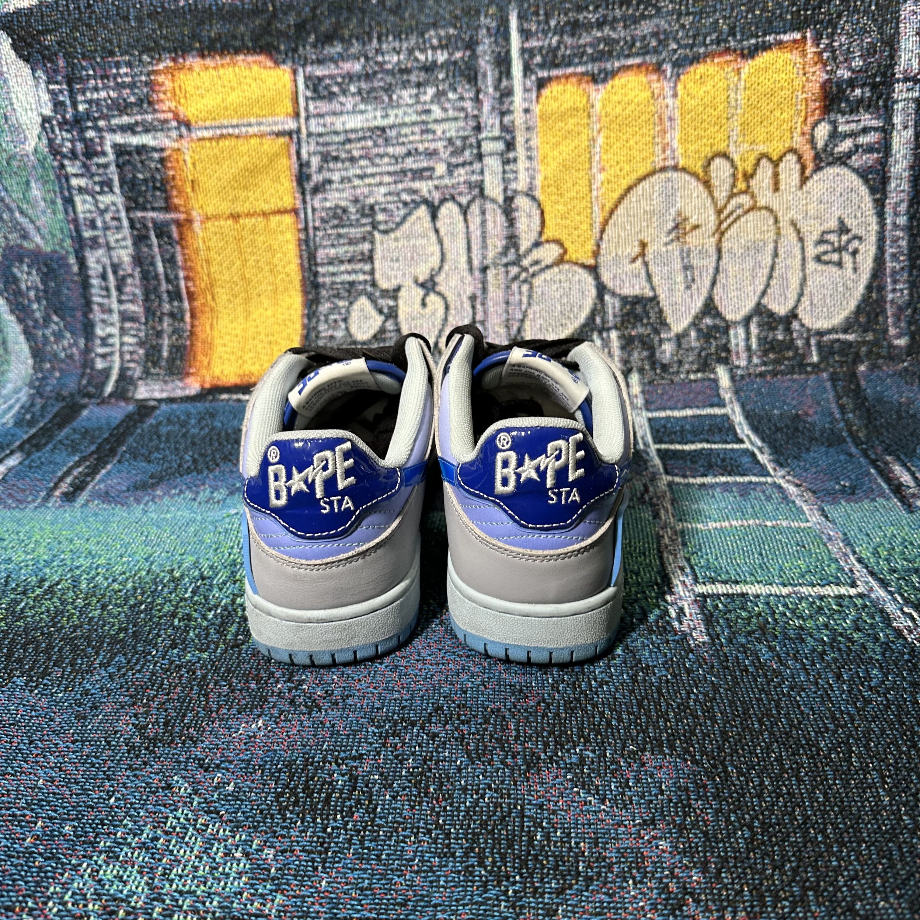 Bape Bape A Bathing Ape Sk8 Sta M1 Blue Size US 5 / EU 37 - 5 Thumbnail