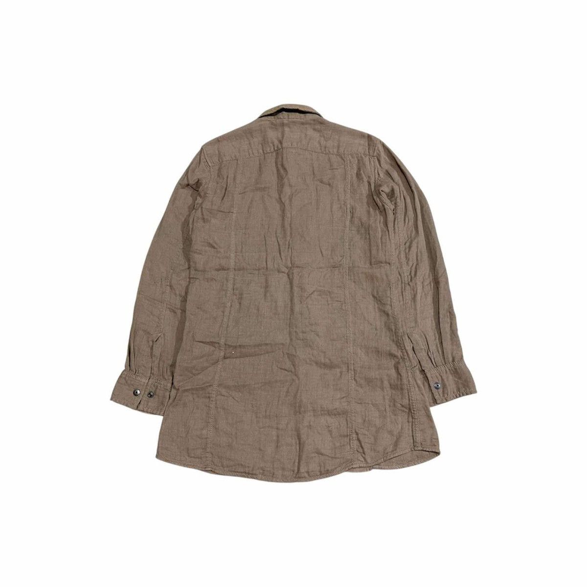 If Six Was Nine × Japanese Brand × Tornado Mart 🔥Y2K Archived Tornado Mart Half Zip Shirt Snap Buttons Size US M / EU 48-50 / 2 - 9 Thumbnail