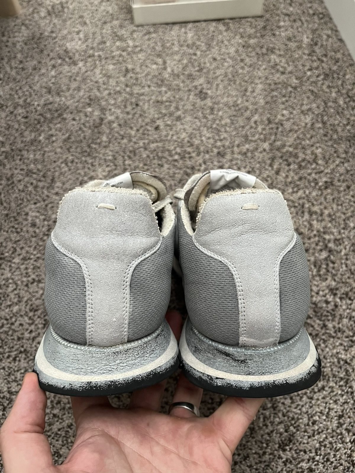 Maison Margiela MAISON MARGIELA 22 PAINTED RETRO RUNNER SNEAKER 43 Size US 10 / EU 43 - 3 Thumbnail
