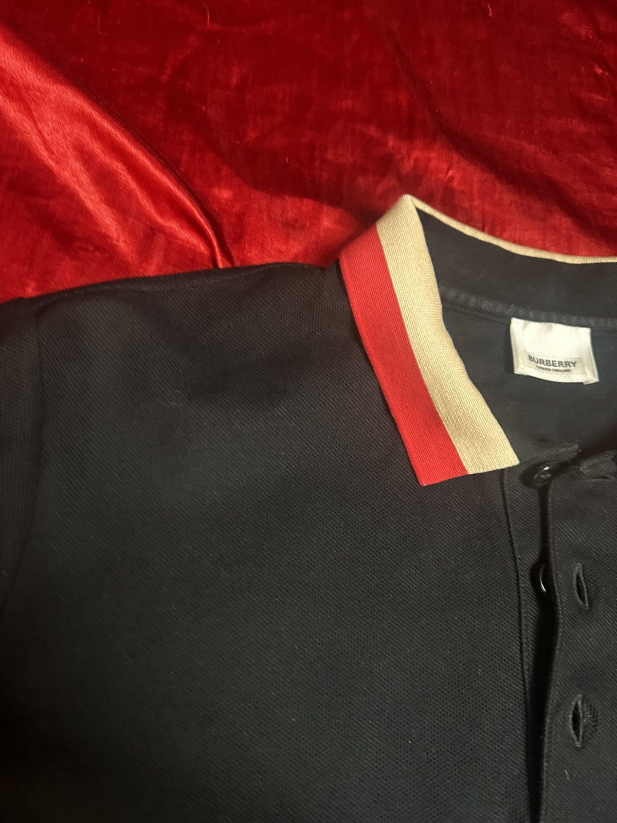 Burberry × Designer Burberry Polo Shirt Size US L / EU 52-54 / 3 - 3 Thumbnail