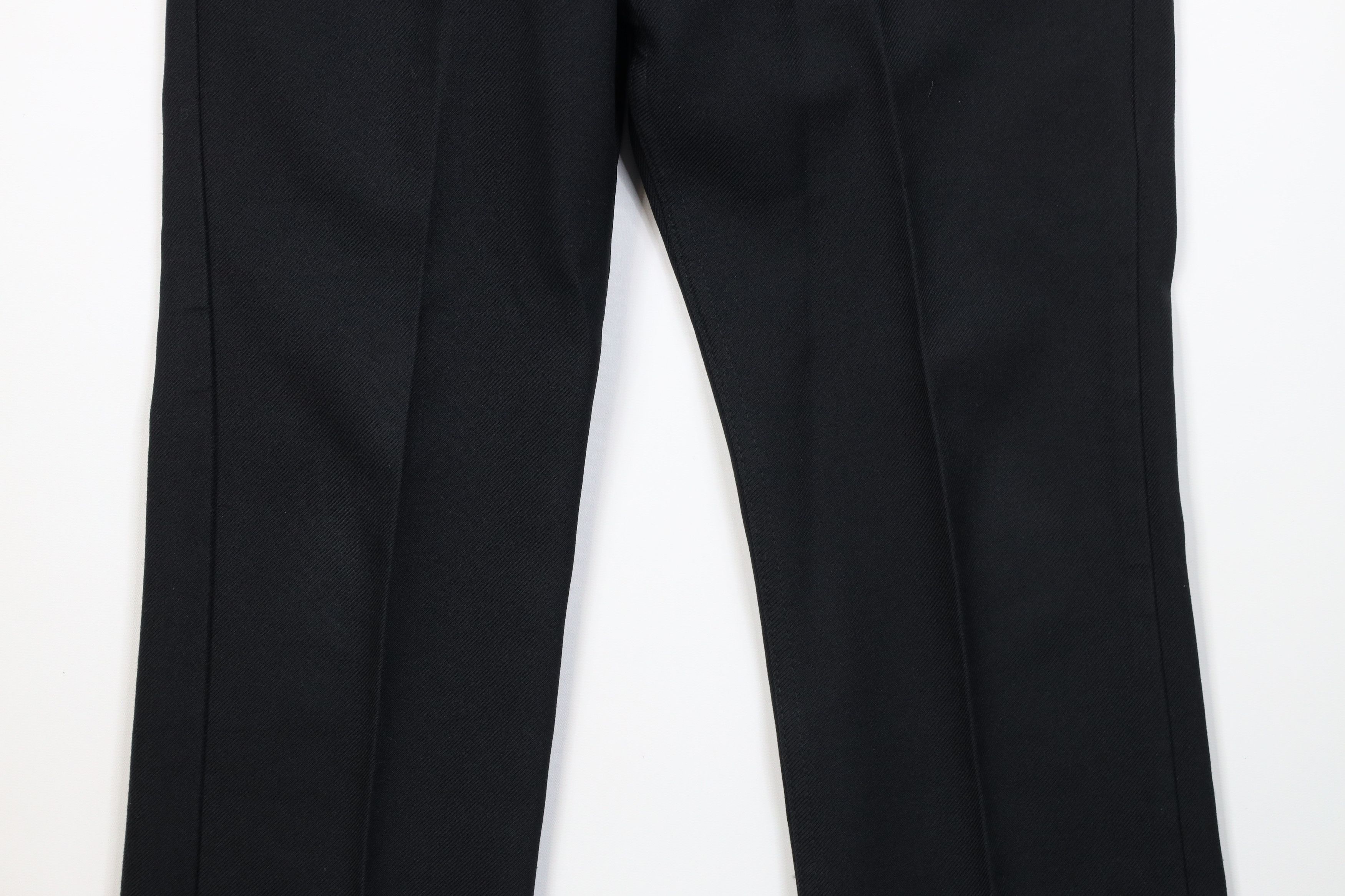 Levi's Vintage 70s 80s Levis Knit Chino Pants Trousers Black USA Size US 32 / EU 48 - 4 Thumbnail