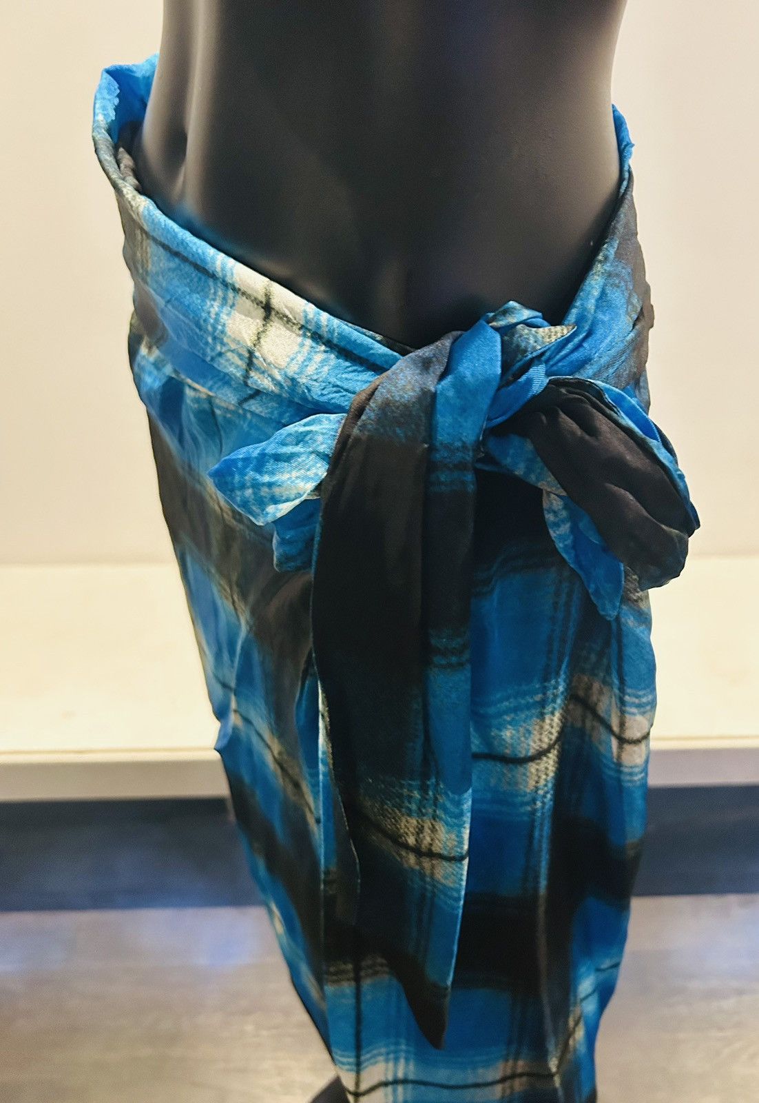 Dries Van Noten Dries van noten blue plaid skirt. Size 28" / US 6 / IT 42 - 9 Thumbnail