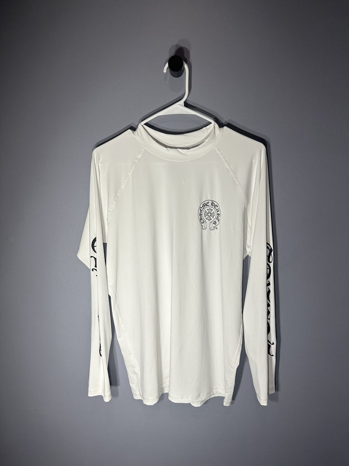 Chrome Hearts Chrome hearts white rash guard long sleeve Size US XL / EU 56 / 4 - 1 Thumbnail