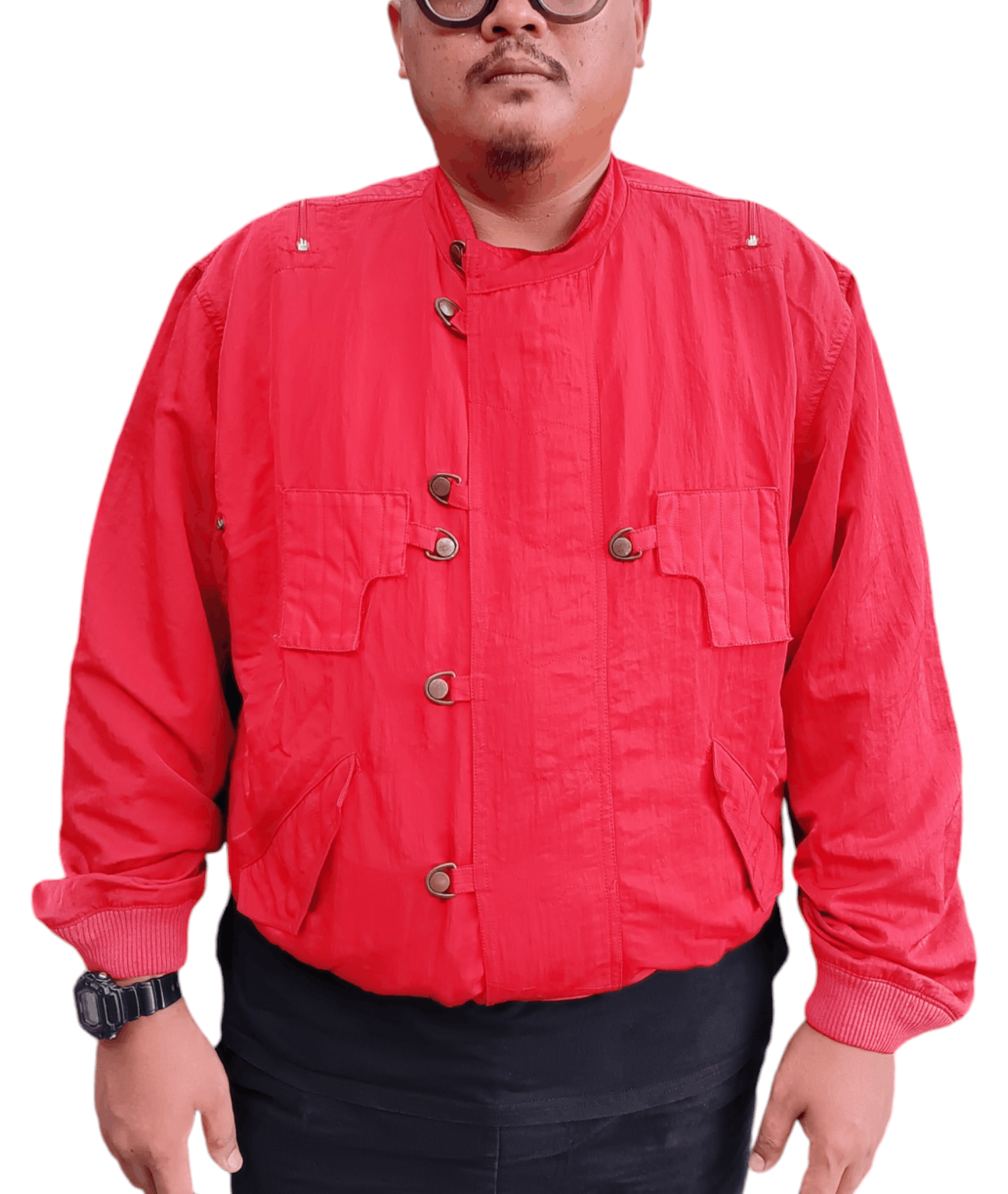 Vintage 😍RARE😍VINTAGE GALLOP MOTORCYCLES RED BOMBER NYLON JACKET Size US XL / EU 56 / 4 - 11 Thumbnail