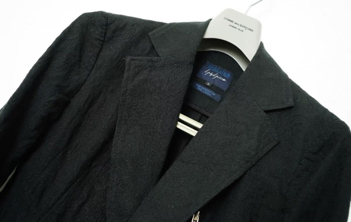 Yohji Yamamoto Yohji Yamamoto Jacquard Embroidered Blazer Size US S / EU 44-46 / 1 - 3 Thumbnail