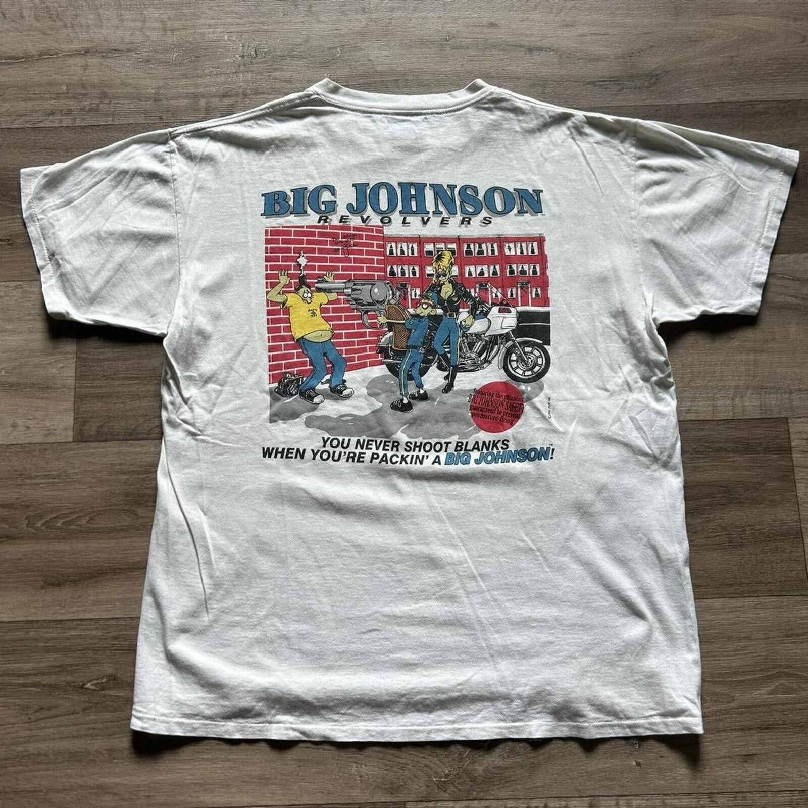 Other Vintage 1992 Big Johnson Graphic t shirt Size US XL / EU 56 / 4 - 1 Thumbnail