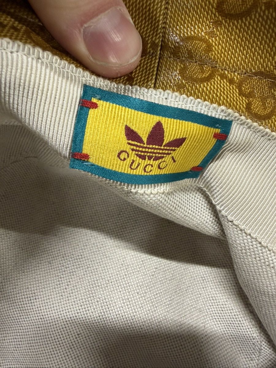 Gucci Gucci x Adidas GG Bucket Hat NEW 600$ Size ONE SIZE - 4 Thumbnail