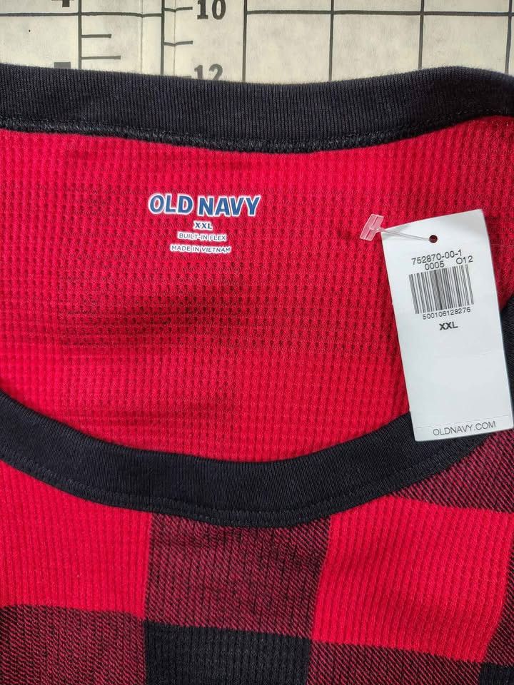 Old Navy Men's New Old Navy Thermal Long Sleeve Plaid Shirt XXL Size US XXL / EU 58 / 5 - 2 Thumbnail