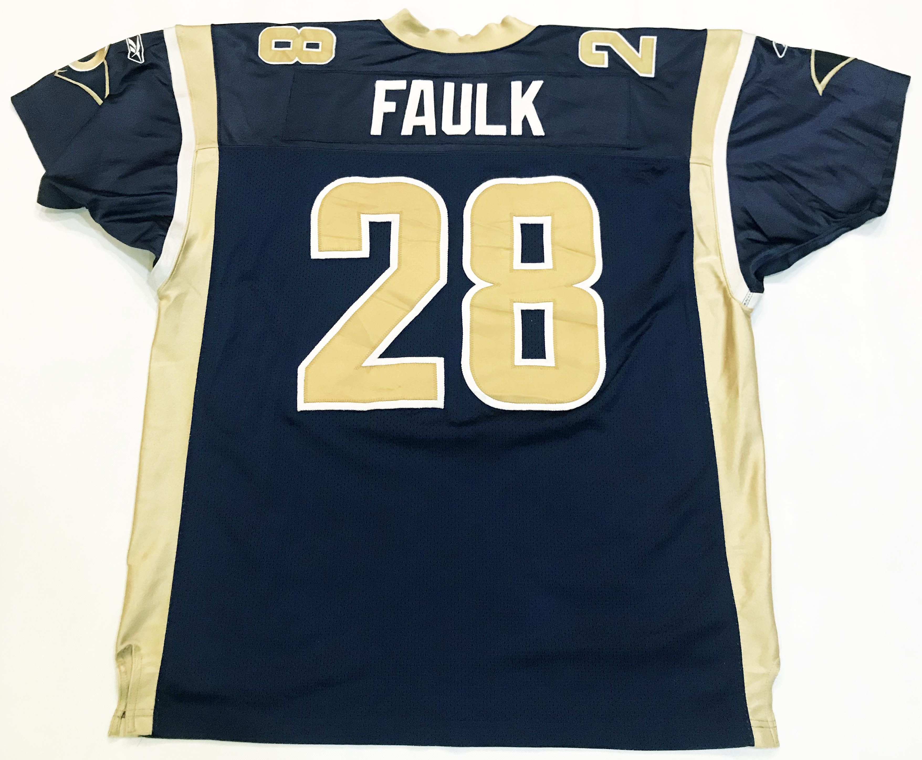 NFL × Reebok × Vintage Reebok Authentic NFL St. Louis Rams FAULK #28 Jersey Size US XL / EU 56 / 4 - 4 Thumbnail