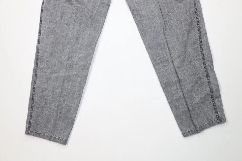 Vintage Vintage 80s Streetwear Tapered Parachute Cargo Pants Gray Size US 30 / EU 46 - 17 Thumbnail
