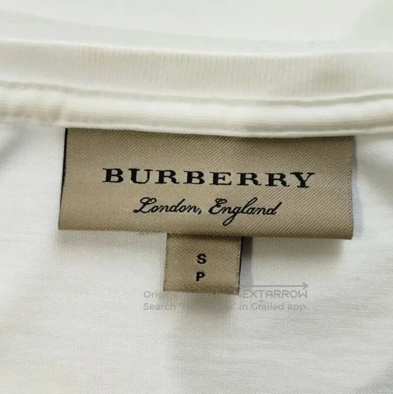 Burberry Burberry White Cotton Women's T-Shirt. Size S / US 4 / IT 40 - 4 Thumbnail