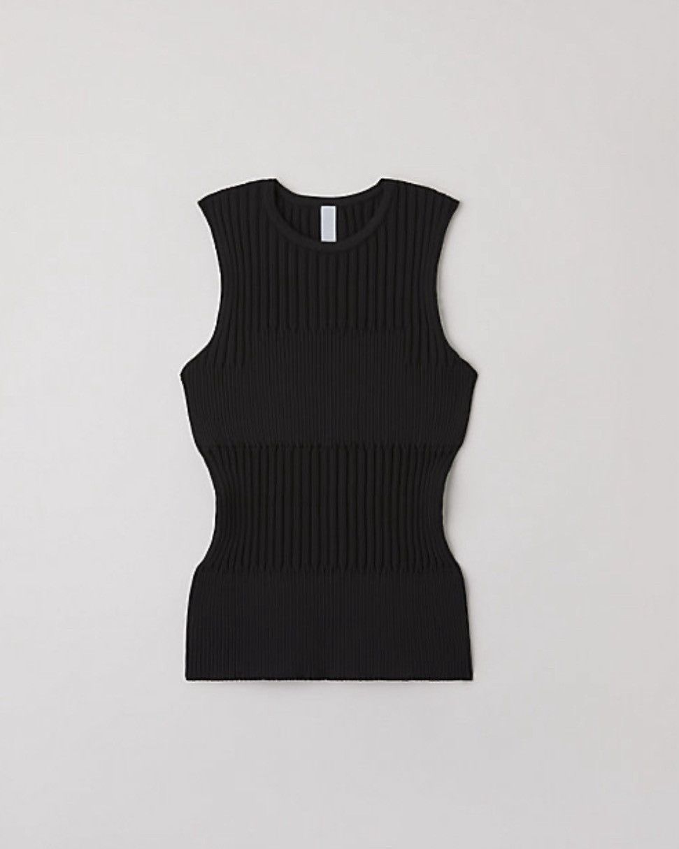 CFCL CFCL Fluted Sleeveless Tops Polyester Black CF007KN110 Size ONE SIZE - 1 Thumbnail