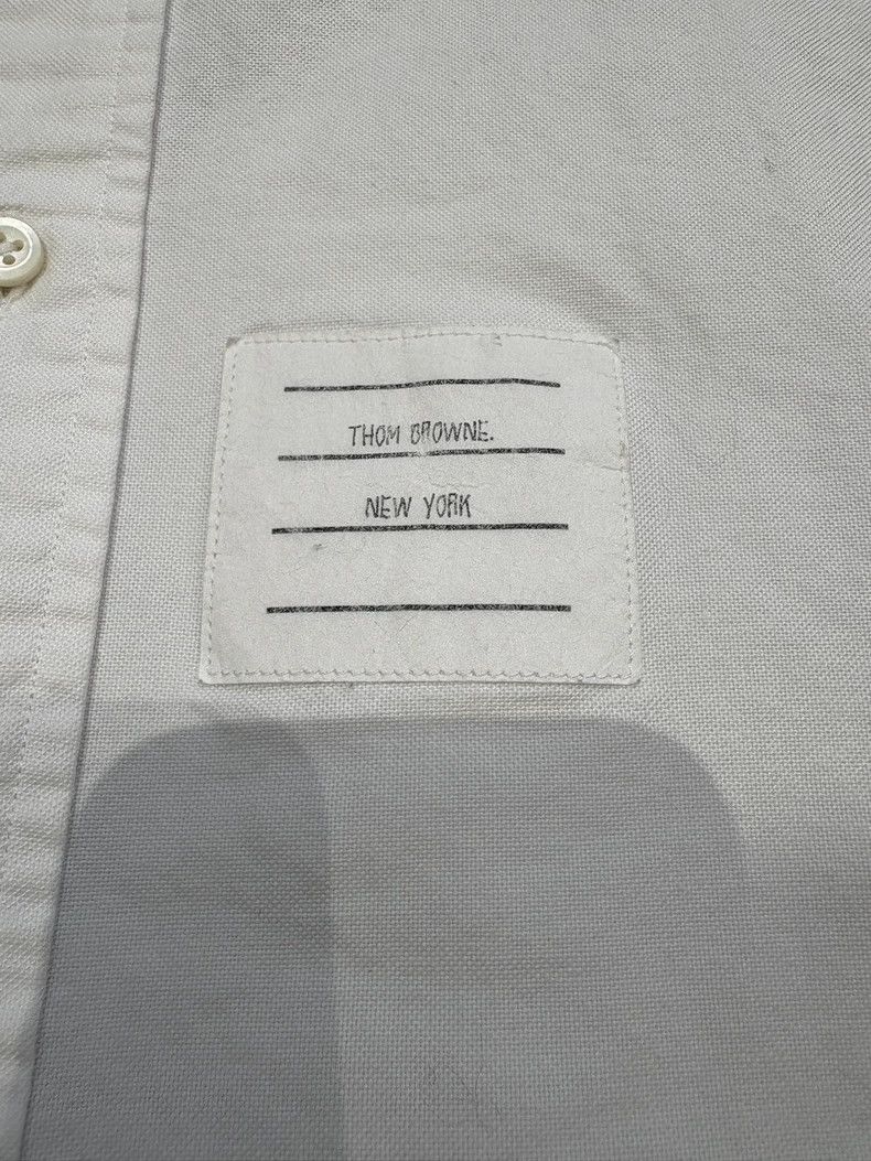 Thom Browne Thom Browne White long-sleeved shirt Size US XS / EU 42 / 0 - 4 Thumbnail