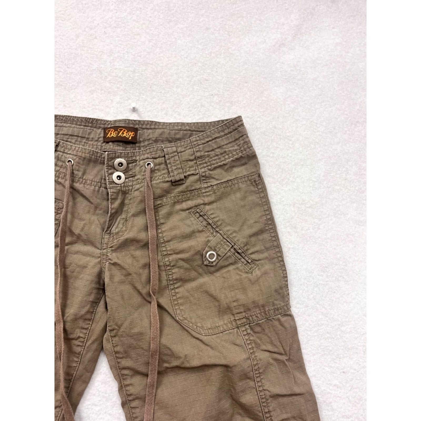 Vintage Be Bop Capri Pants Khaki Brown 3 Women's Capri Pants Be Bop Capris Khaki Brown 3 Womens Men? Size 26" / US 2 / IT 38 - 4 Thumbnail