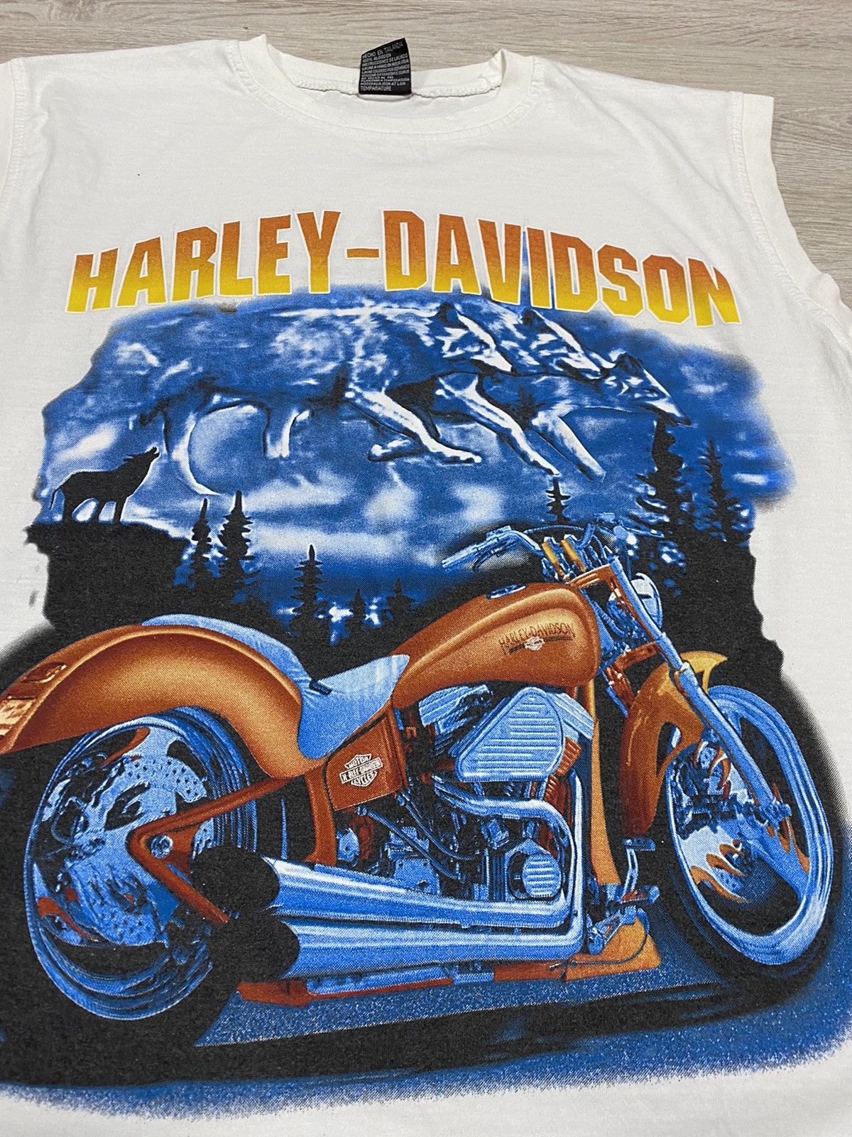 Harley Davidson Vintage Harley Davidson Motorcycle Tank top size M Size US M / EU 48-50 / 2 - 4 Thumbnail