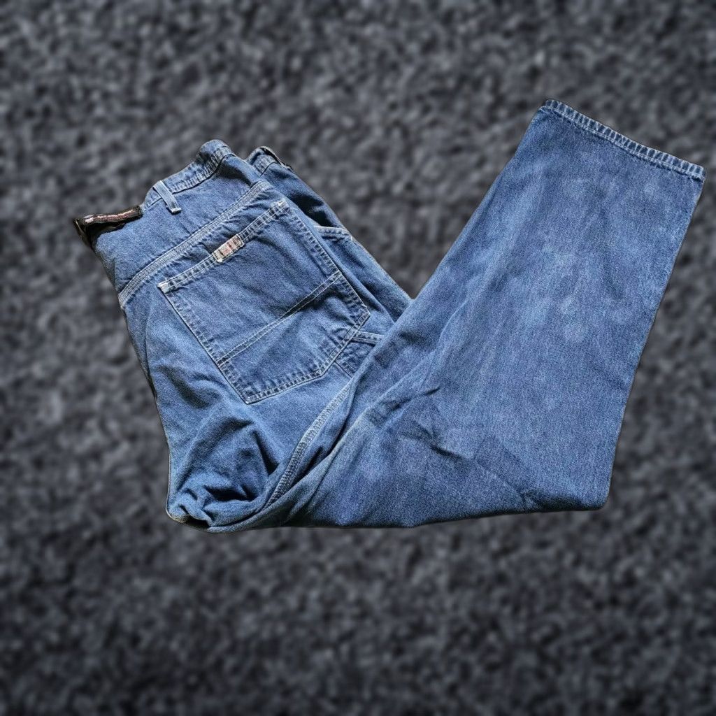 Vintage Vintage 90s Polo Ralph Lauren Mens Jeans Carpenter Denim Baggy Straight Fit Medium Wash 38x32 Y2K Hip Hop Size US M / EU 48-50 / 2 - 1 Thumbnail