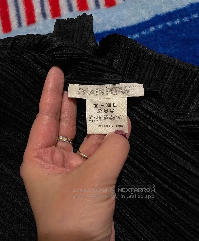 Issey Miyake Issey Miyake Black Vertical Stripe Series Crew Neck Sleeve Size L / US 10 / IT 46 - 3 Thumbnail