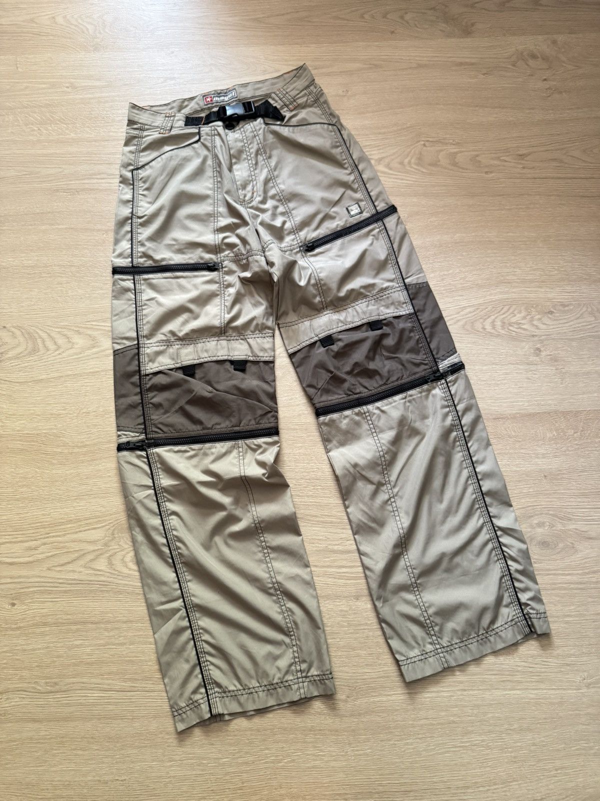 Japanese Brand Vintage Mogul y2k Japanese Transformers Baggy Nylon Pants Size US 30 / EU 46 - 1 Thumbnail