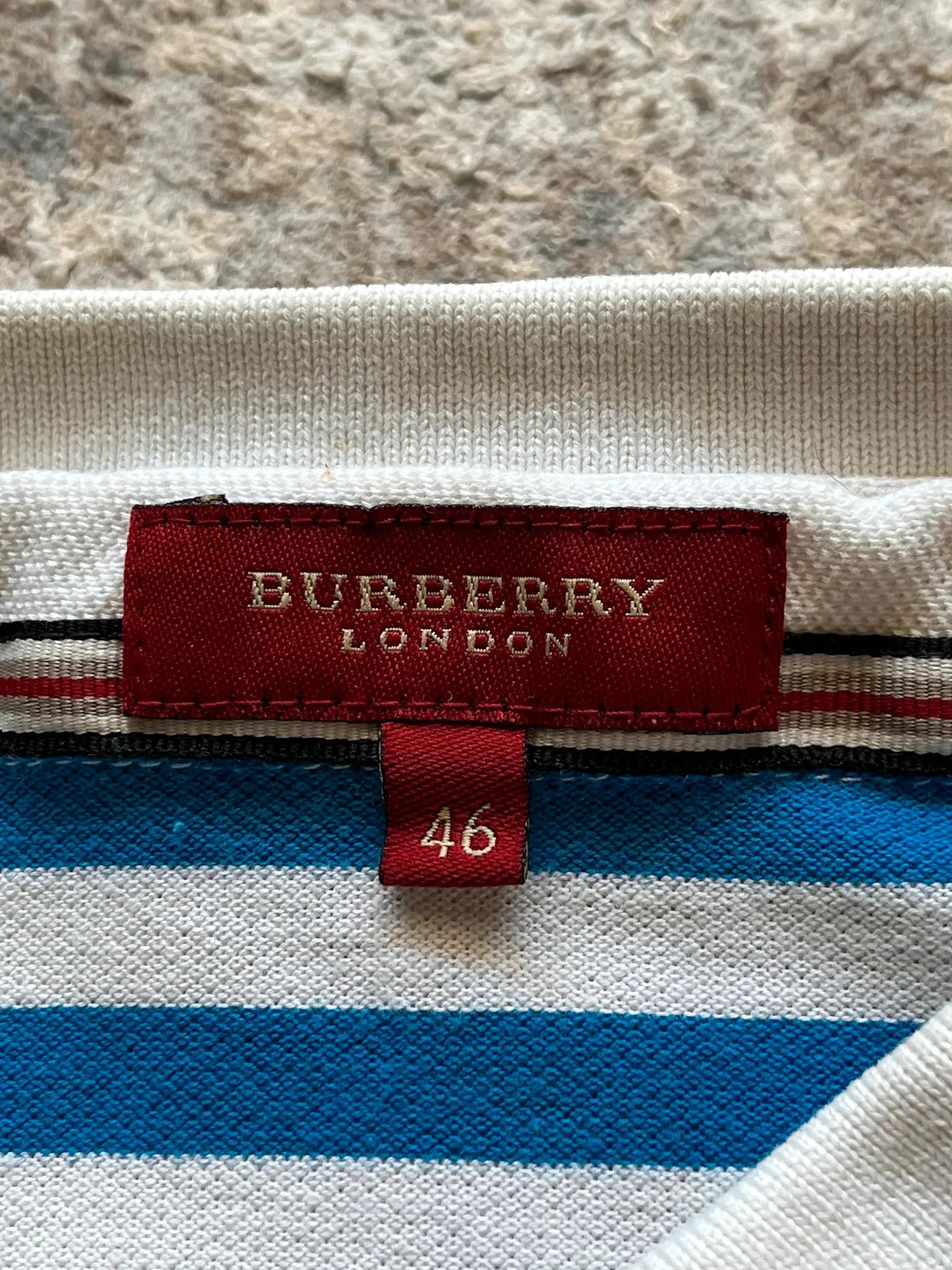 Burberry Burberry London Vintage 2000s Y2K Women’s Polo Shirt Size XL / US 12-14 / IT 48-50 - 2 Thumbnail