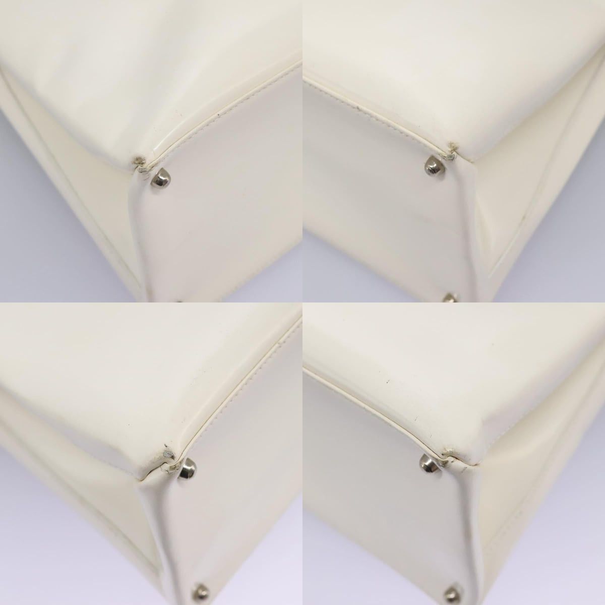 Gucci GUCCI Hand Bag Enamel White Size ONE SIZE - 10 Thumbnail