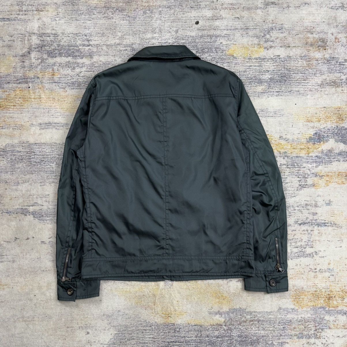 Prada Prada nylon work jacket dark green Size US M / EU 48-50 / 2 - 2 Thumbnail