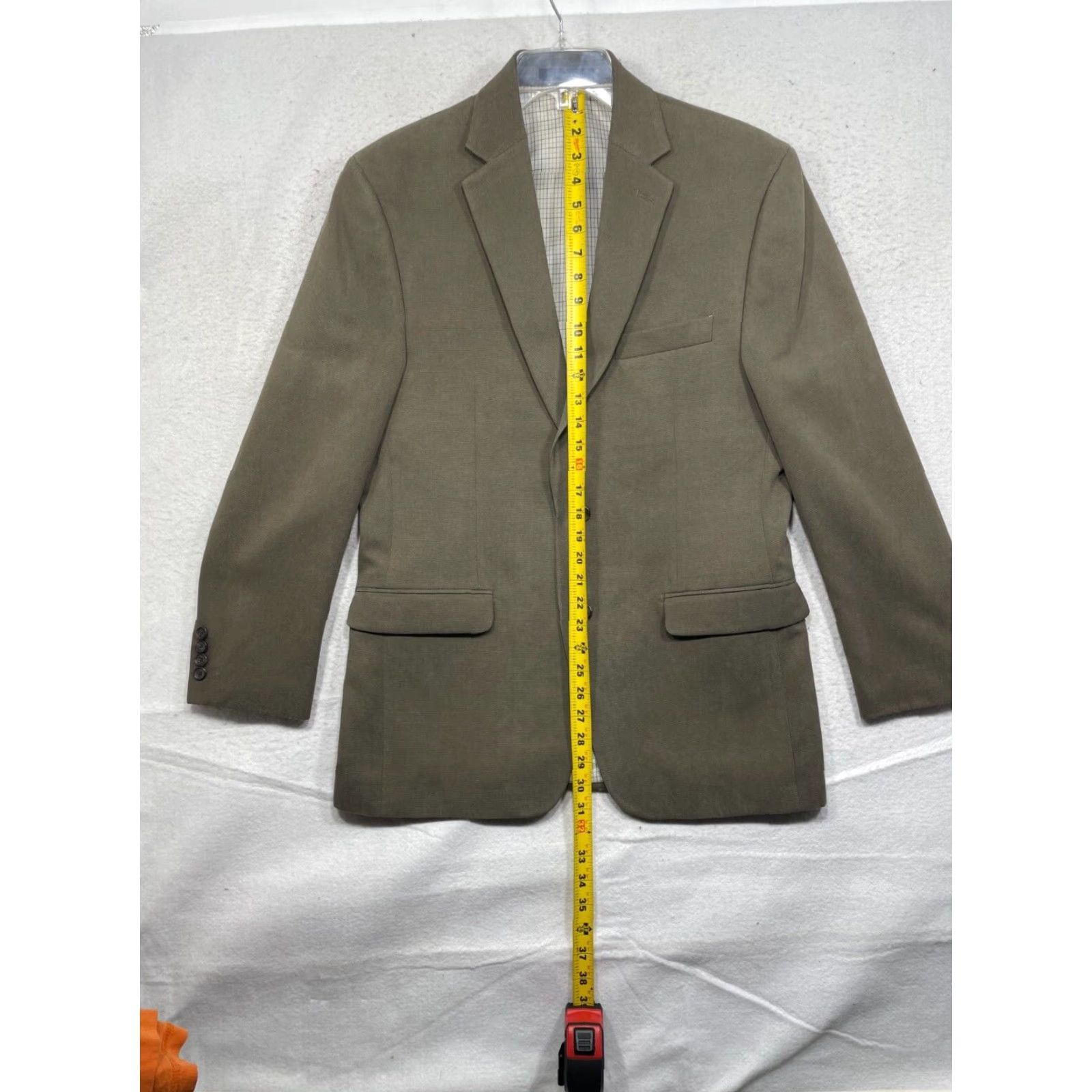 Ralph Lauren Lauren Ralph Lauren Blazer Mens 40R Notch Lapel 2 Button Single-Breasted Striped Brown Jacket Coat Size 40R - 5 Thumbnail