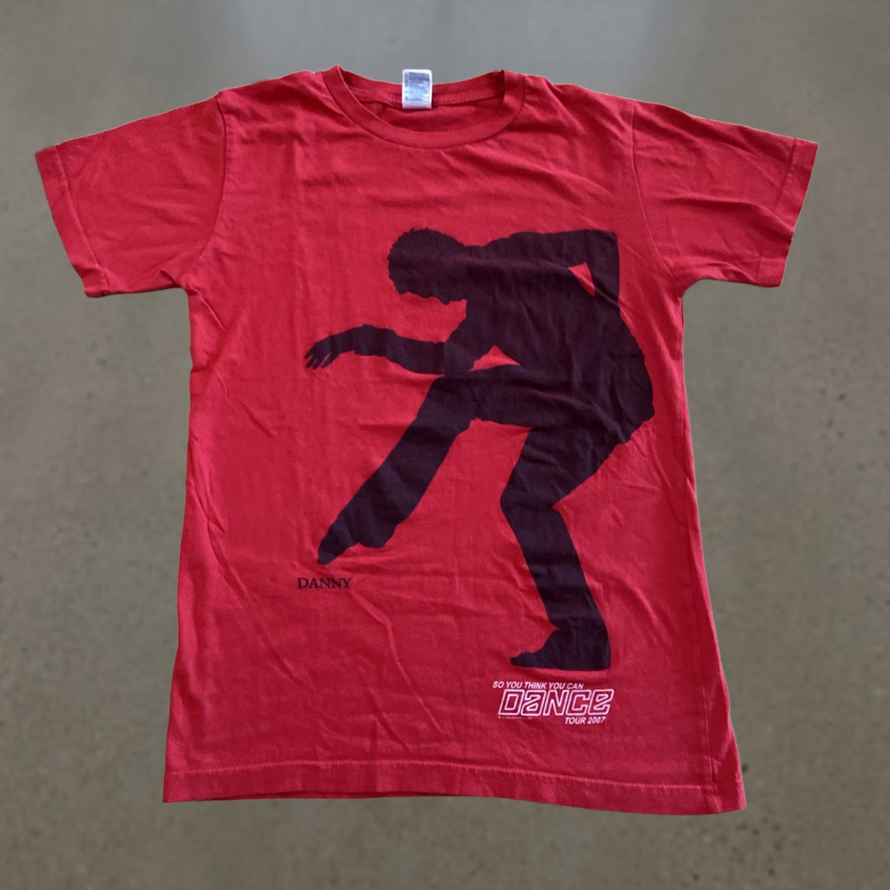 Jerzees So You Think You Can Dance Tour 2007 Small Apple iPod Commerical Danny Tidwell T-Shirt Unisex Adults S Black Crew Neck Short Sleeve Cotton Basic Size S / US 4 / IT 40 - 1 Thumbnail
