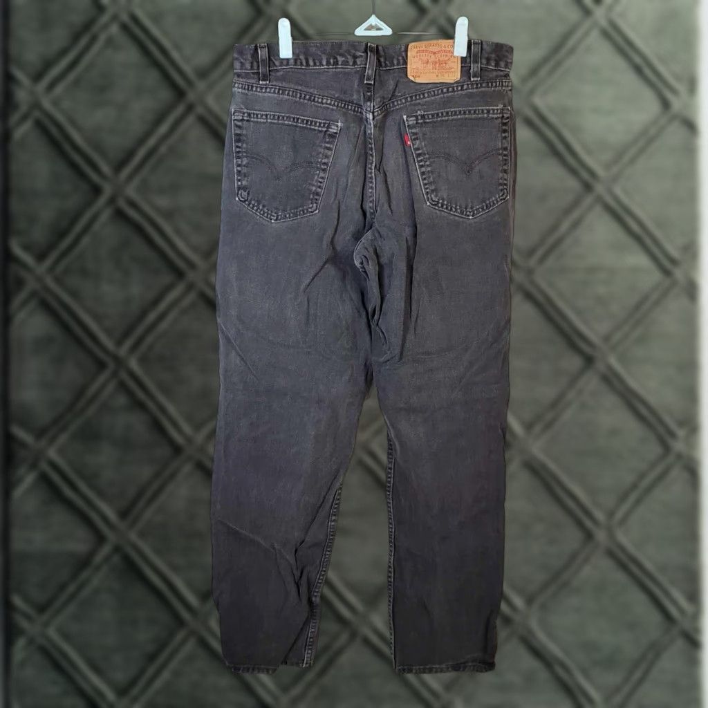 VINTAGE Levi's 550 Jeans Men 34 x 32 Black Straight Regular