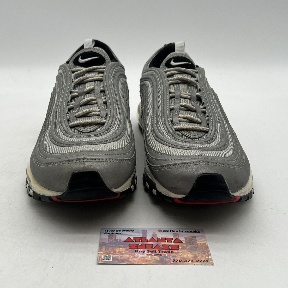 Nike Air max 97 reflect silver Size US 12 / EU 45 - 2 Thumbnail
