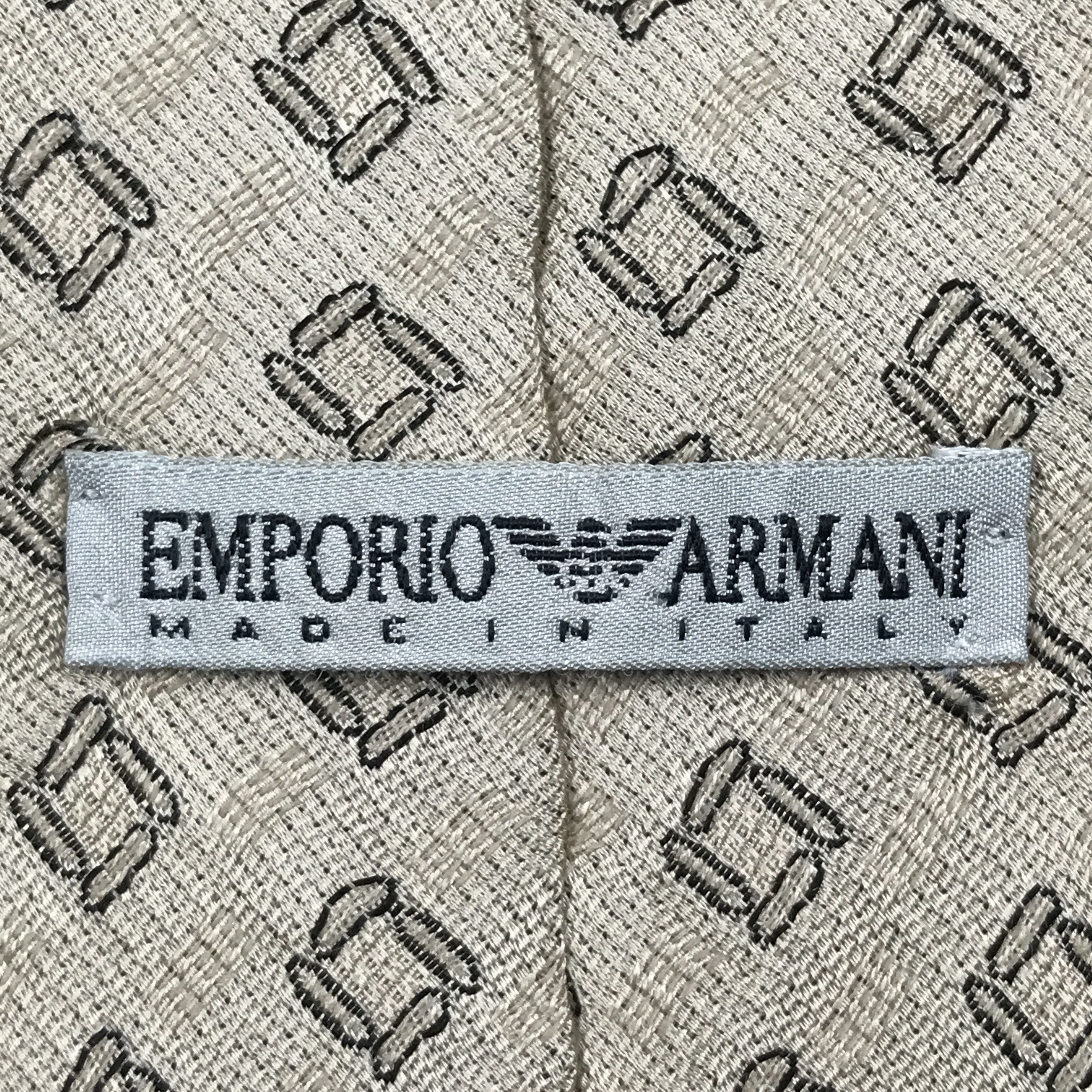 Emporio Armani × Vintage Vintage Emporio Armani Silk Necktie Size ONE SIZE - 6 Thumbnail