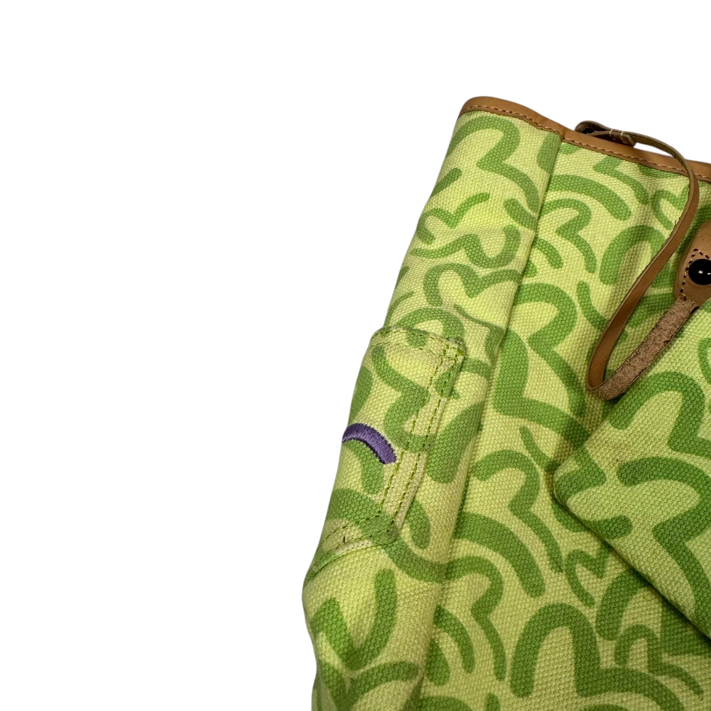 Evisu × Japanese Brand Evisu Women's Green Inner Pocket Shoulder Bag with Pouch Size ONE SIZE - 4 Thumbnail