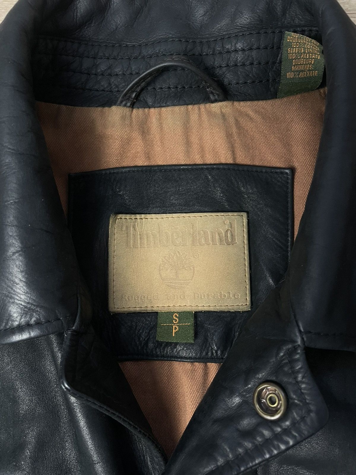 Timberland Timberland Black vintage lather jacket S Men Size US S / EU 44-46 / 1 - 7 Thumbnail