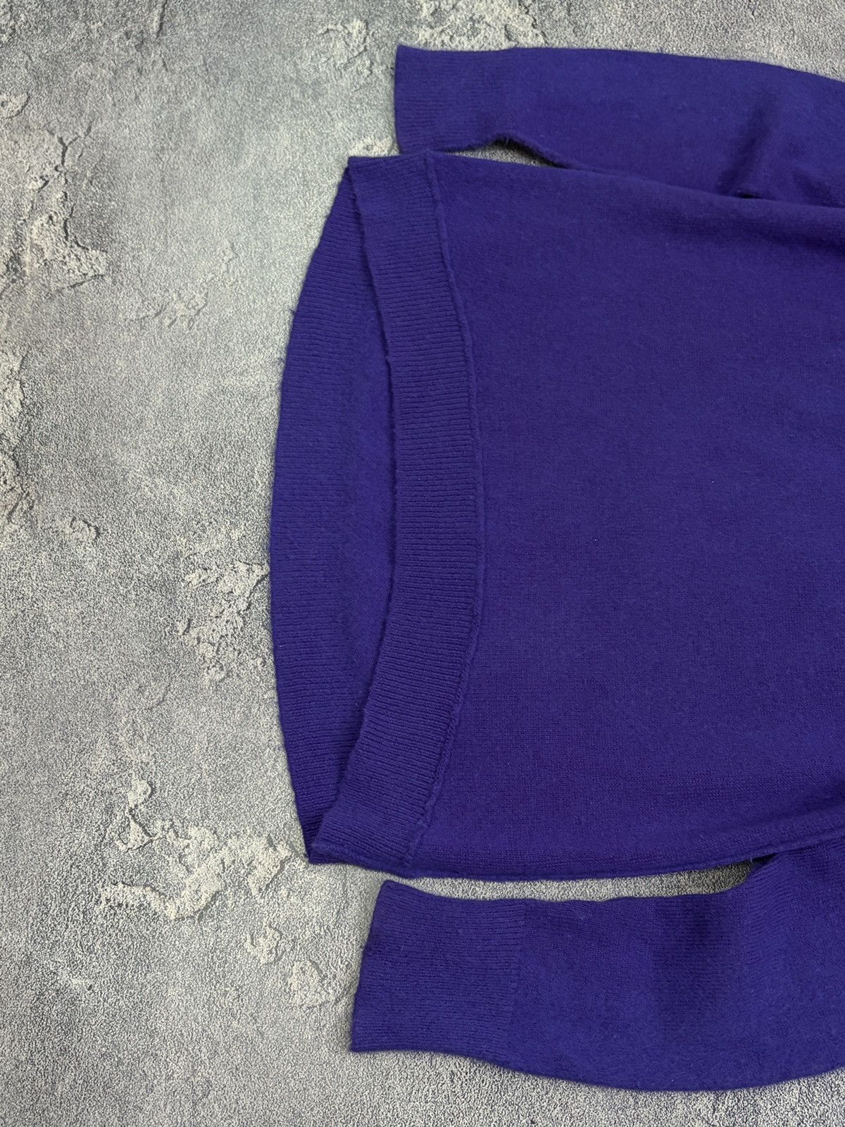 Sandro Sandro Paris Electric Purple Angora Fuzzy Knit Sweater Sz 3 Size US L / EU 52-54 / 3 - 7 Thumbnail