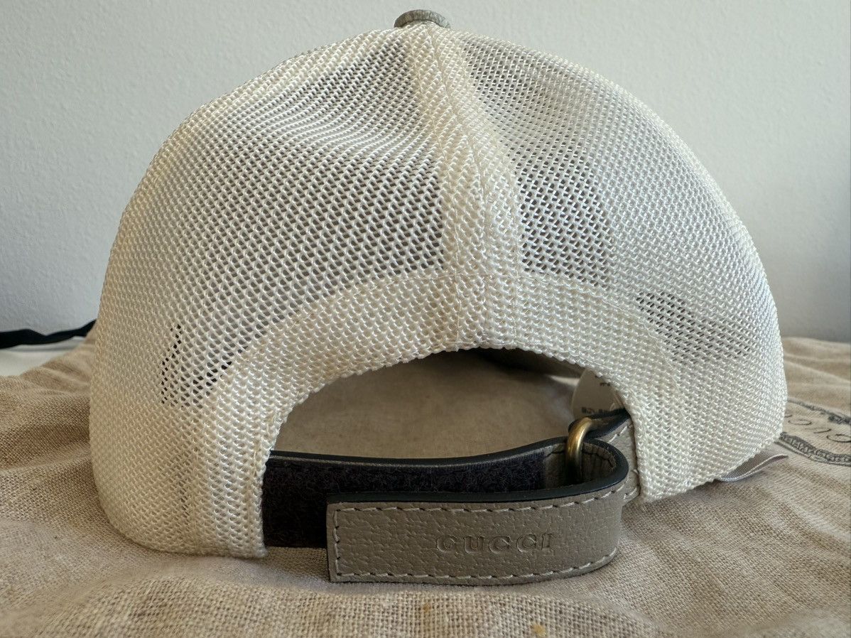 Gucci Authentic Gucci Beige GG Supreme Mesh Baseball Hat – Size M Size ONE SIZE - 4 Thumbnail
