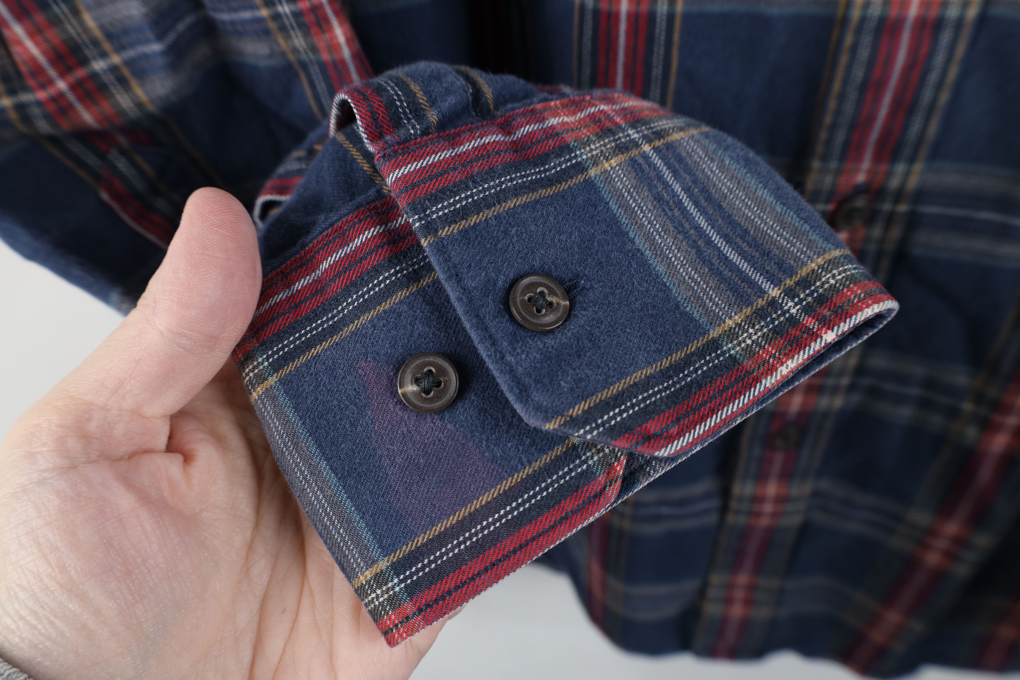 Vintage Vintage Y2K Streetwear Collared Button Down Shirt Plaid Size US L / EU 52-54 / 3 - 4 Thumbnail