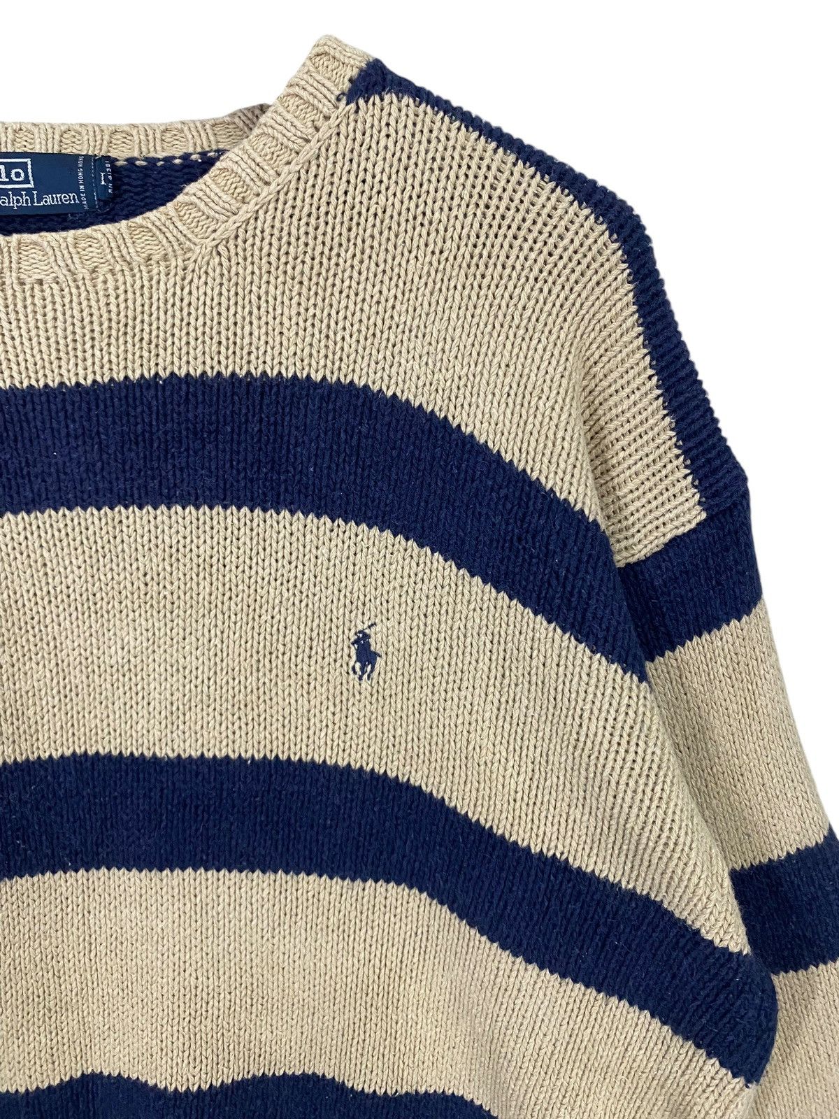 Ralph Lauren Polo by ralph lauren striped knit sweater nice design szL Size US L / EU 52-54 / 3 - 4 Thumbnail