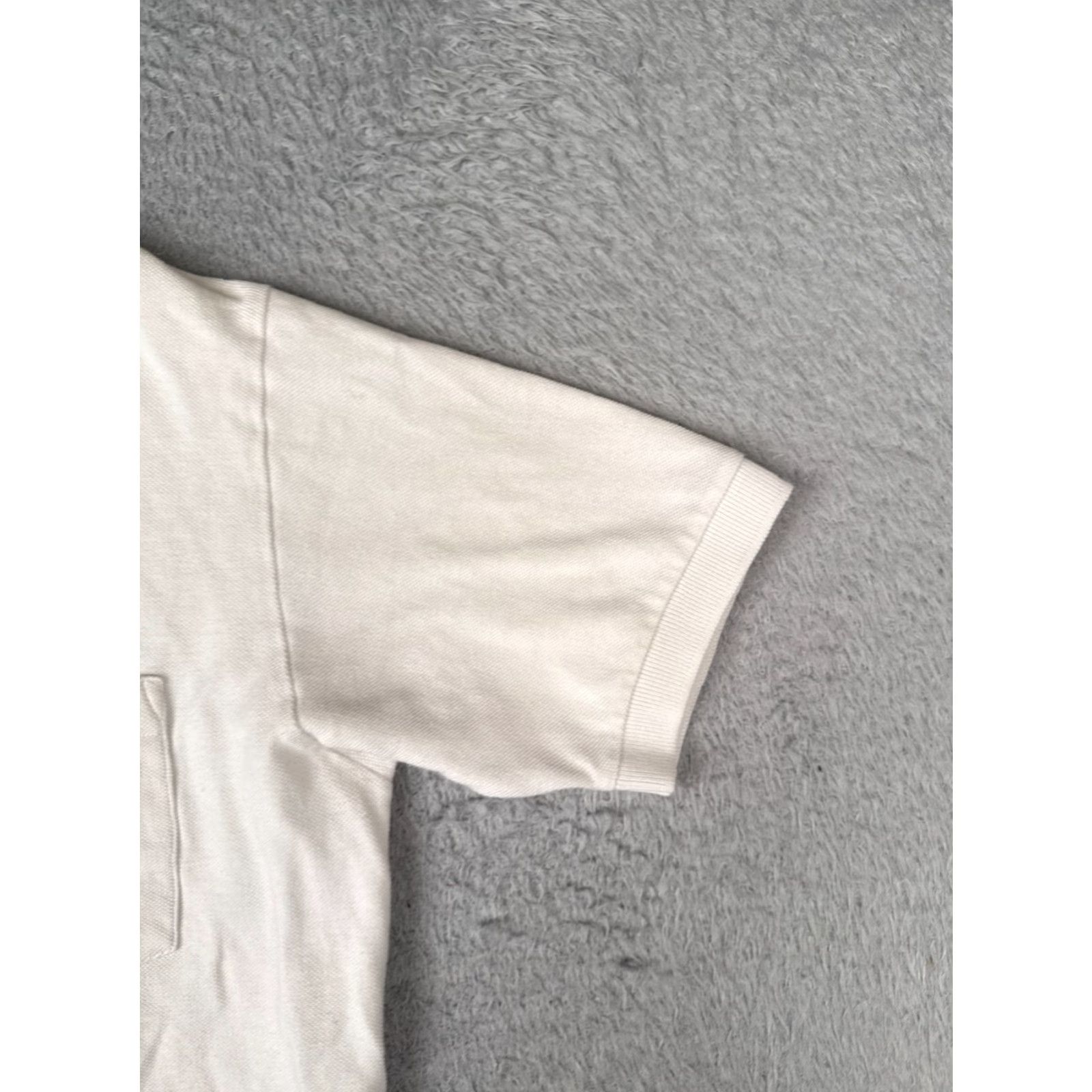 Ralph Lauren VINTAGE Ralph Lauren Polo Shirt Men XL White Cotton Pocket Polo Shirt Slim Read Size US XL / EU 56 / 4 - 2 Thumbnail