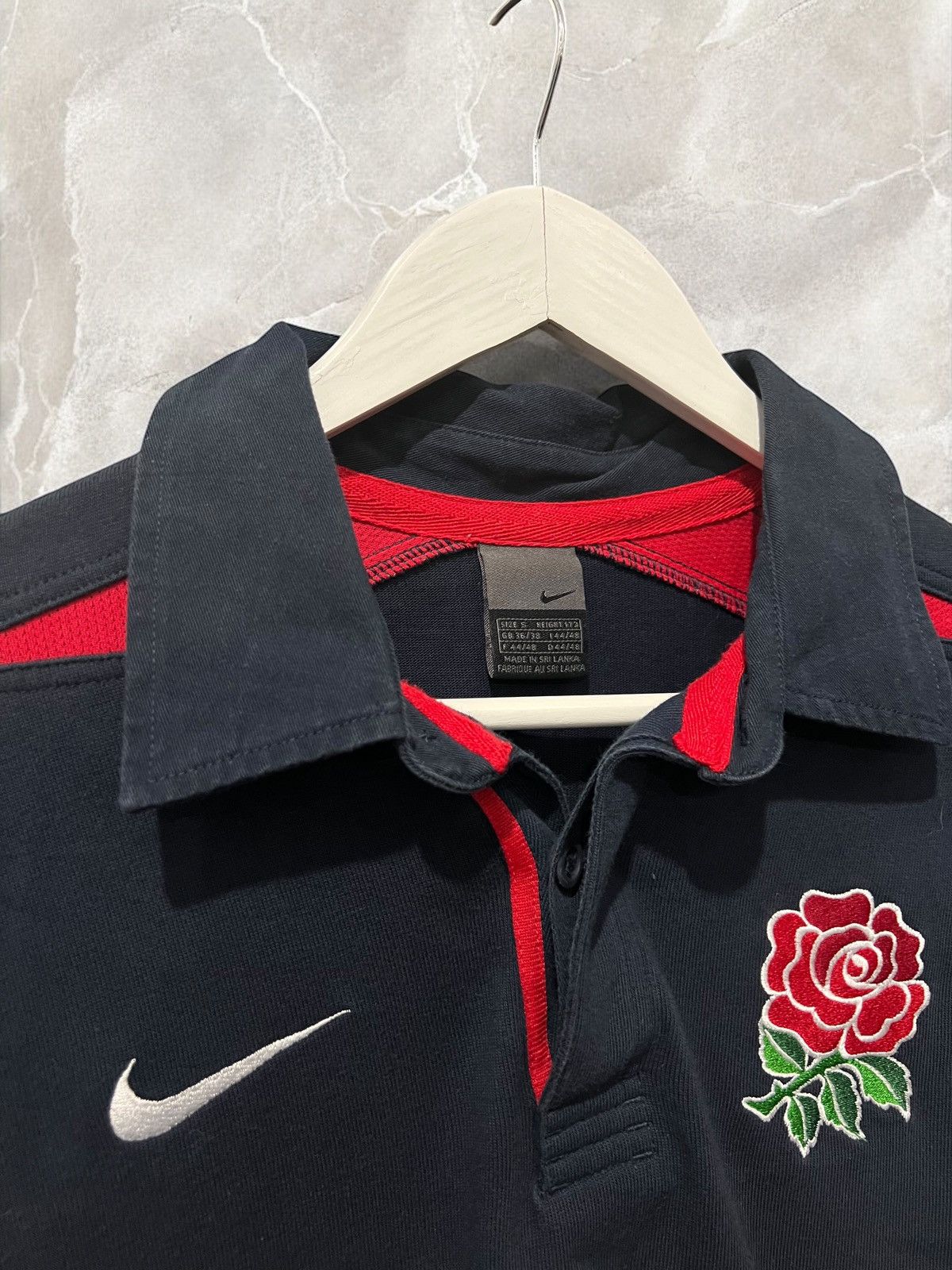 Nike × Vintage NIKE RUGBY ENGLAND WORLD CUP 2003 VINTAGE POLO LONGSLEEVE Size US S / EU 44-46 / 1 - 4 Thumbnail