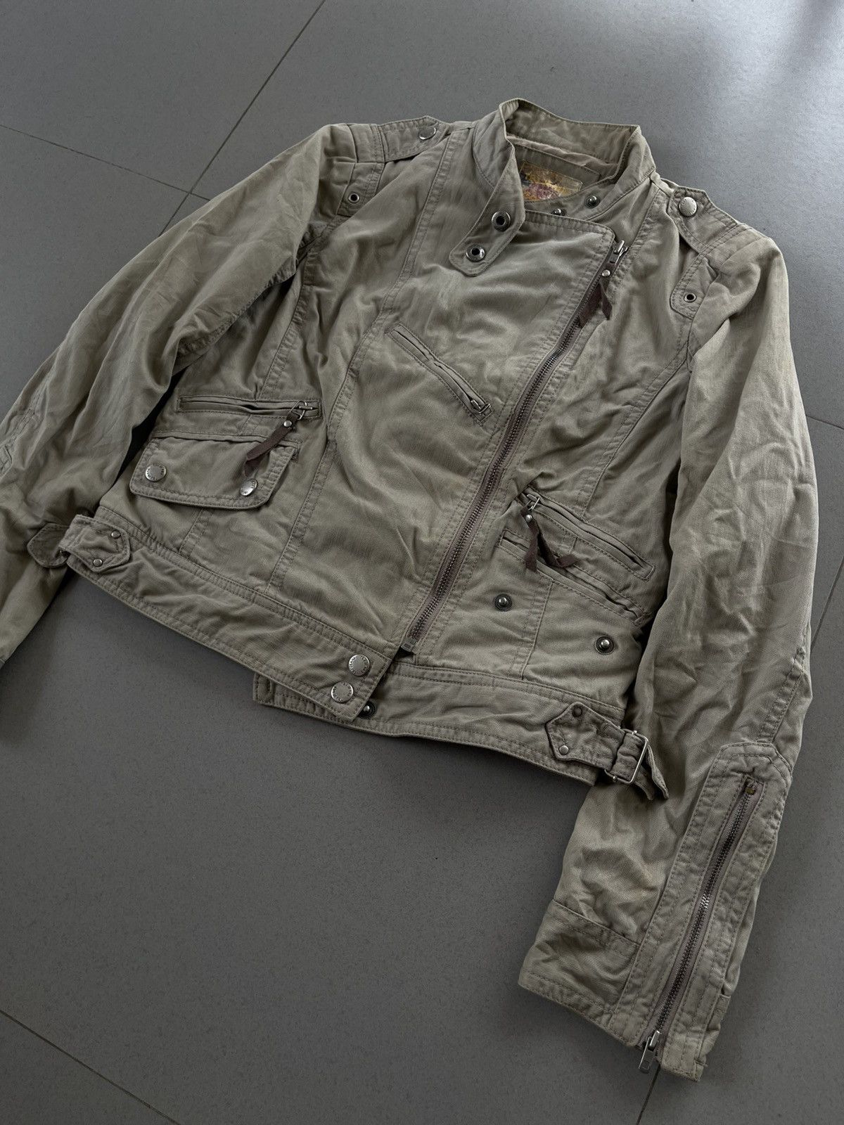 If Six Was Nine JAPANESE TBJ JEANS BONDAGE BIKERS VKEI PUNK STYLE JACKET Size S / US 4 / IT 40 - 3 Thumbnail