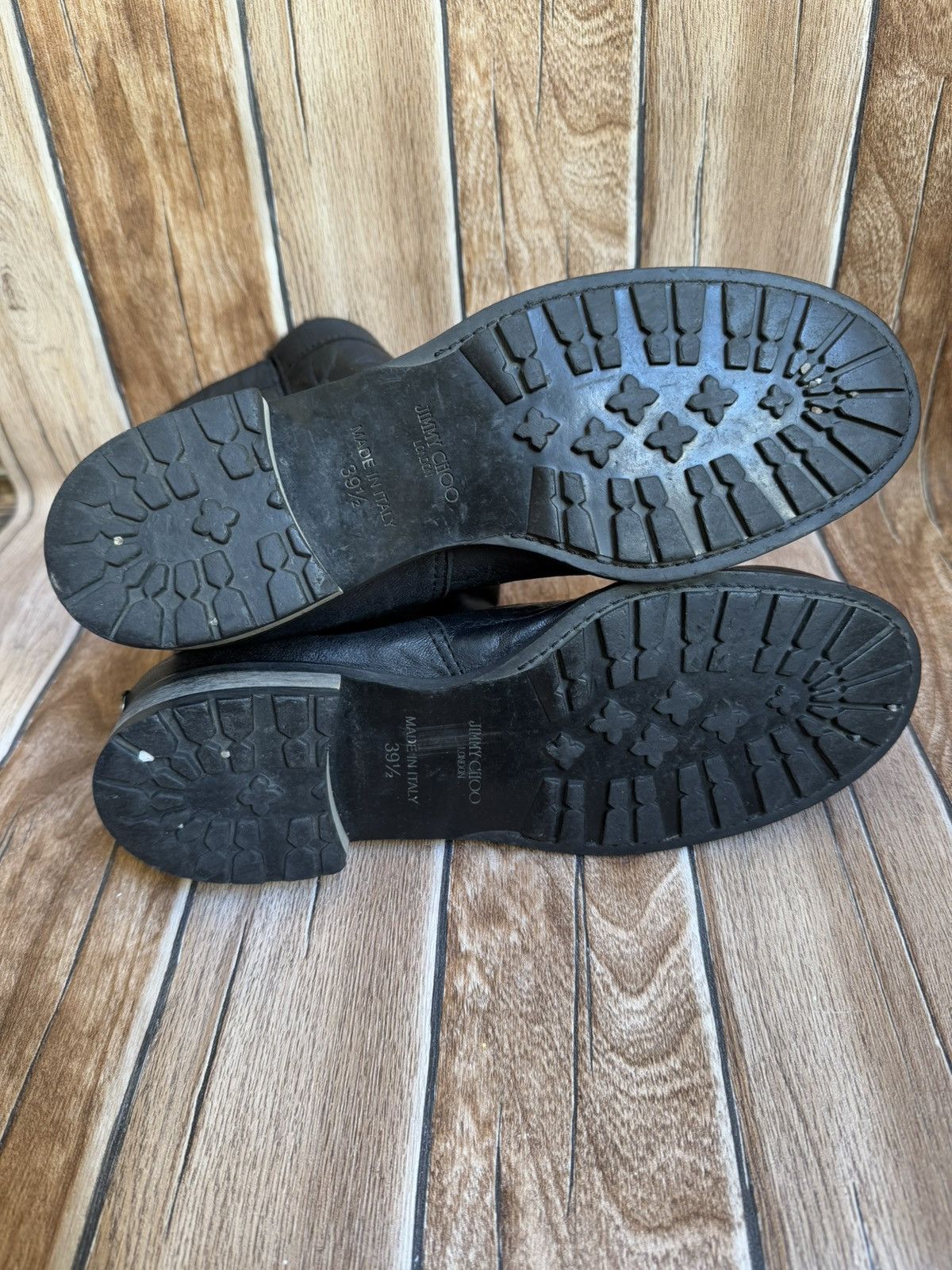 Jimmy Choo × Vintage Engineer fur boots Size US 9.5 / IT 39.5 - 13 Thumbnail