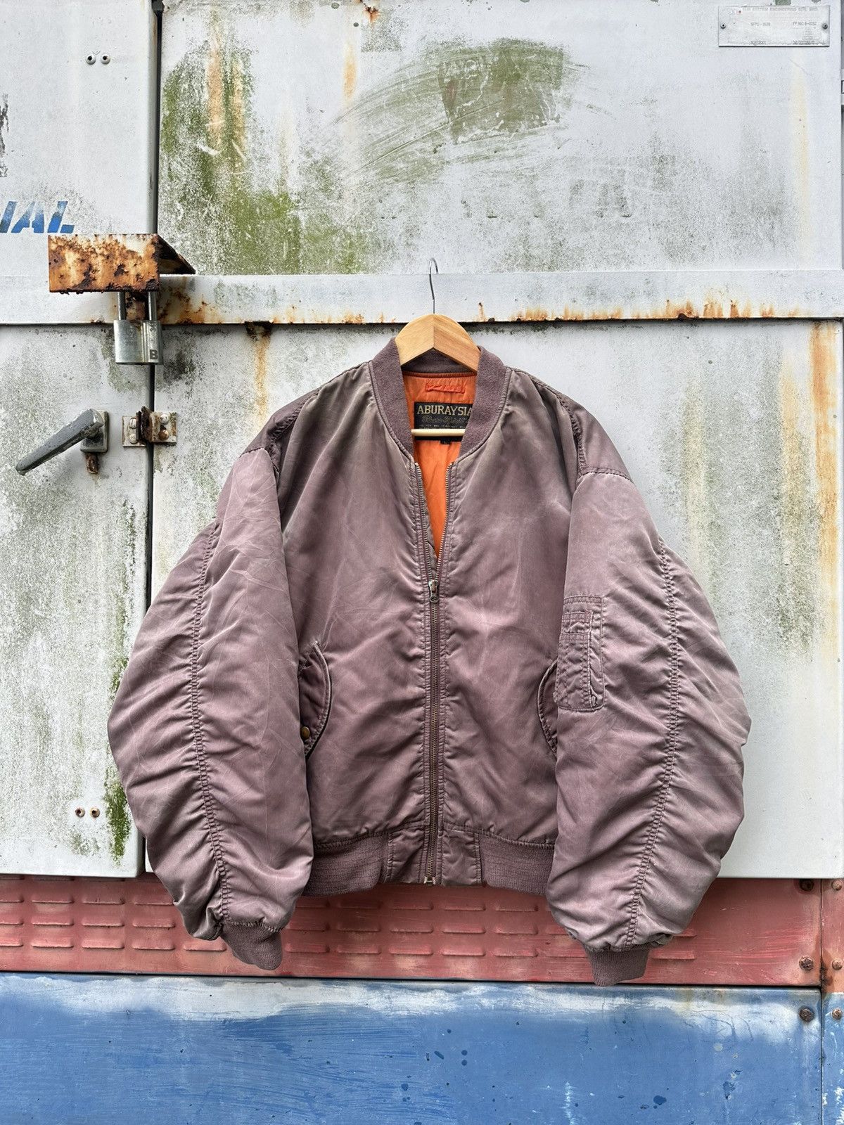Vintage 🪖Vintage Faded MA-1 Man Intermediate Bomber Jacket Size US L / EU 52-54 / 3 - 1 Thumbnail