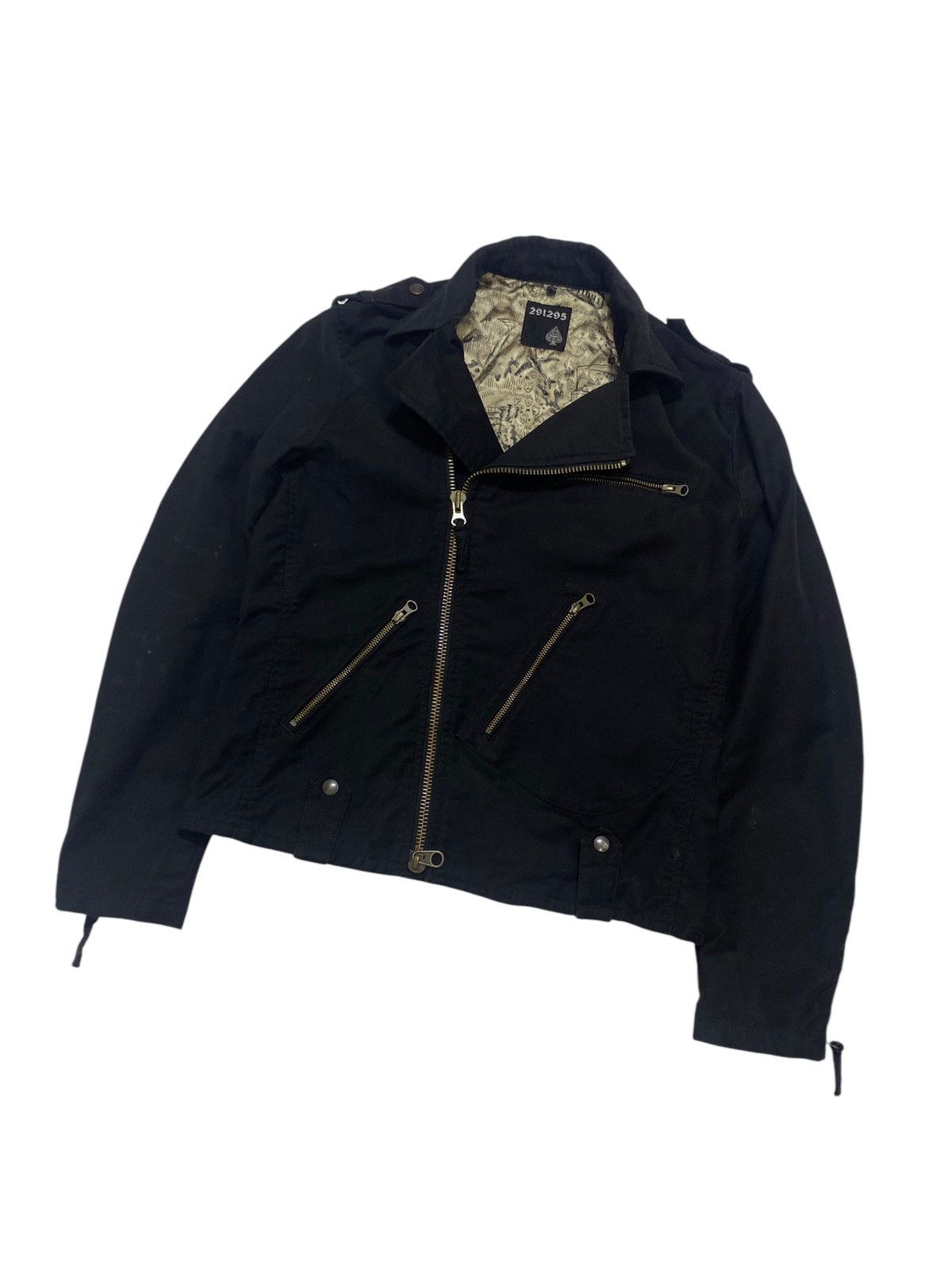 If Six Was Nine Vintage 291295 Homme Biker Jacket Size US L / EU 52-54 / 3 - 2 Thumbnail