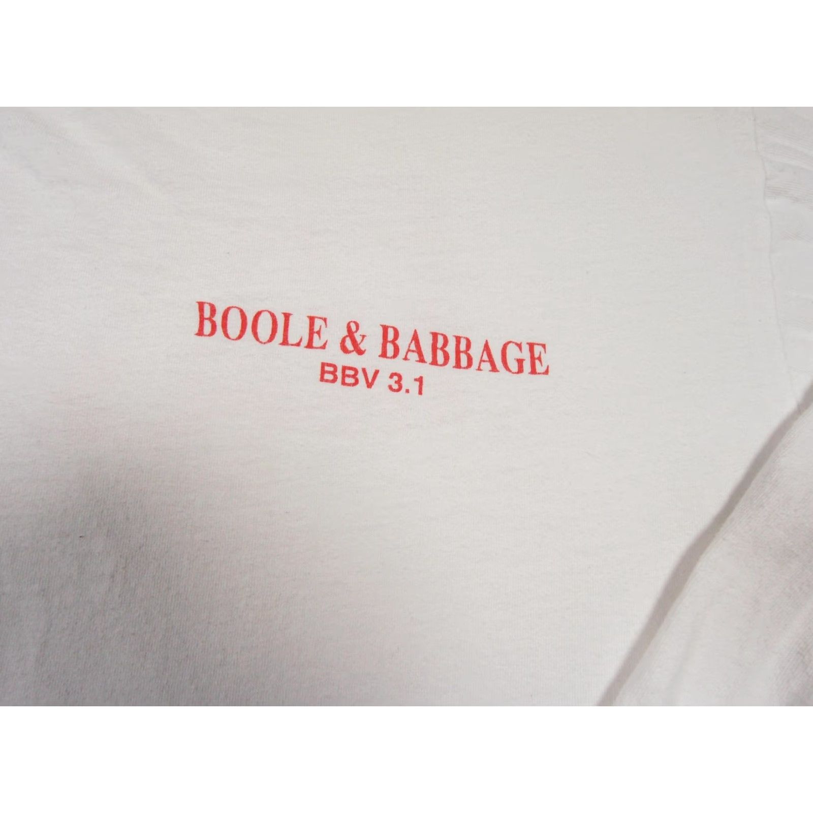 Vintage VINTAGE Boole & Babbage Long Sleeve Shirt XL White Graphic Tech Tee Project Maytag 90s Mens Size US XL / EU 56 / 4 - 2 Thumbnail